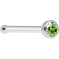 BodyCandy Peridot Nose Bone Created with Crystals — main product shot