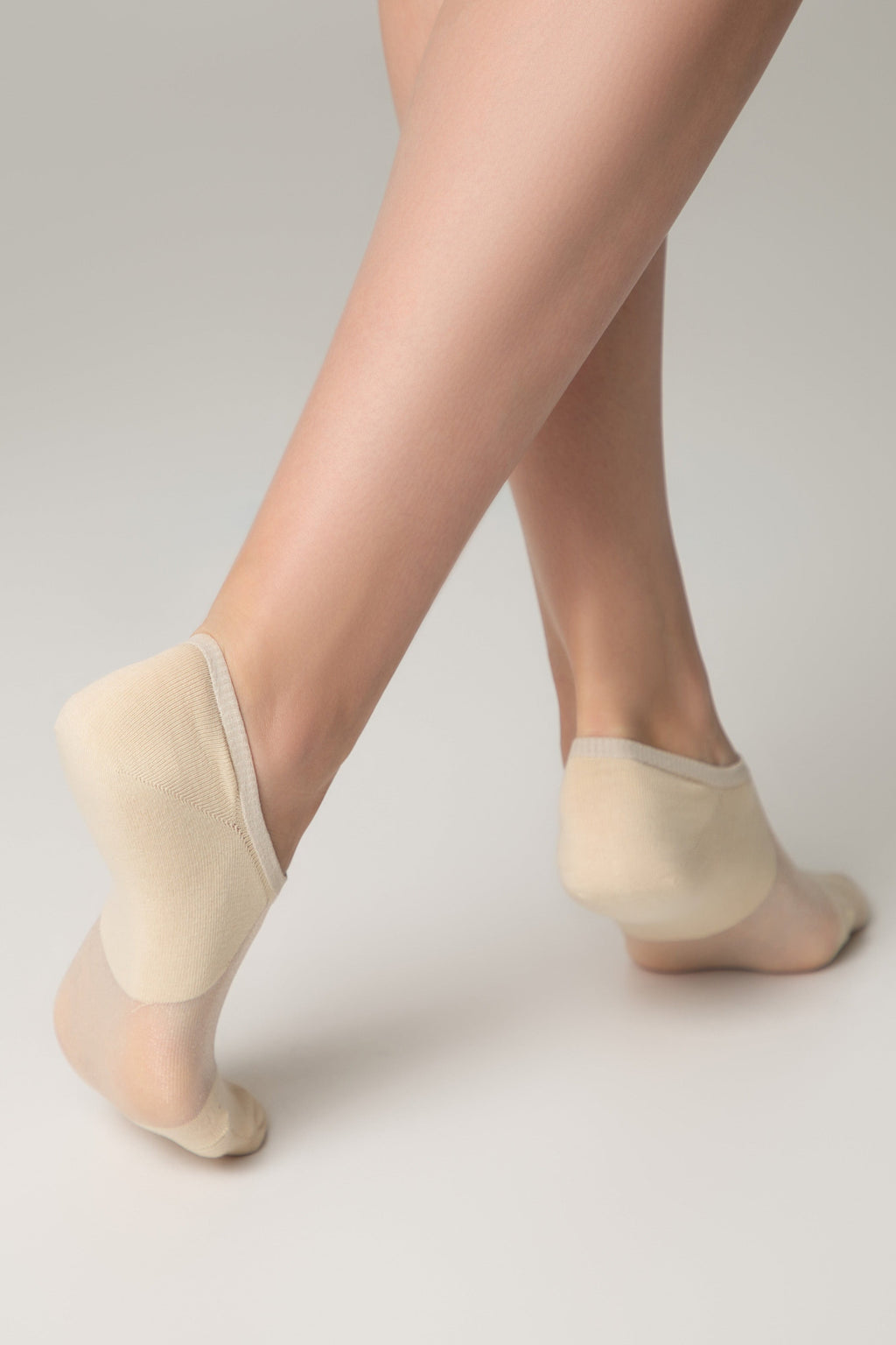 TheRanok.com Cotton Ankle Socks Conte Active - Inserts Of Transparent Mesh — comparison shot