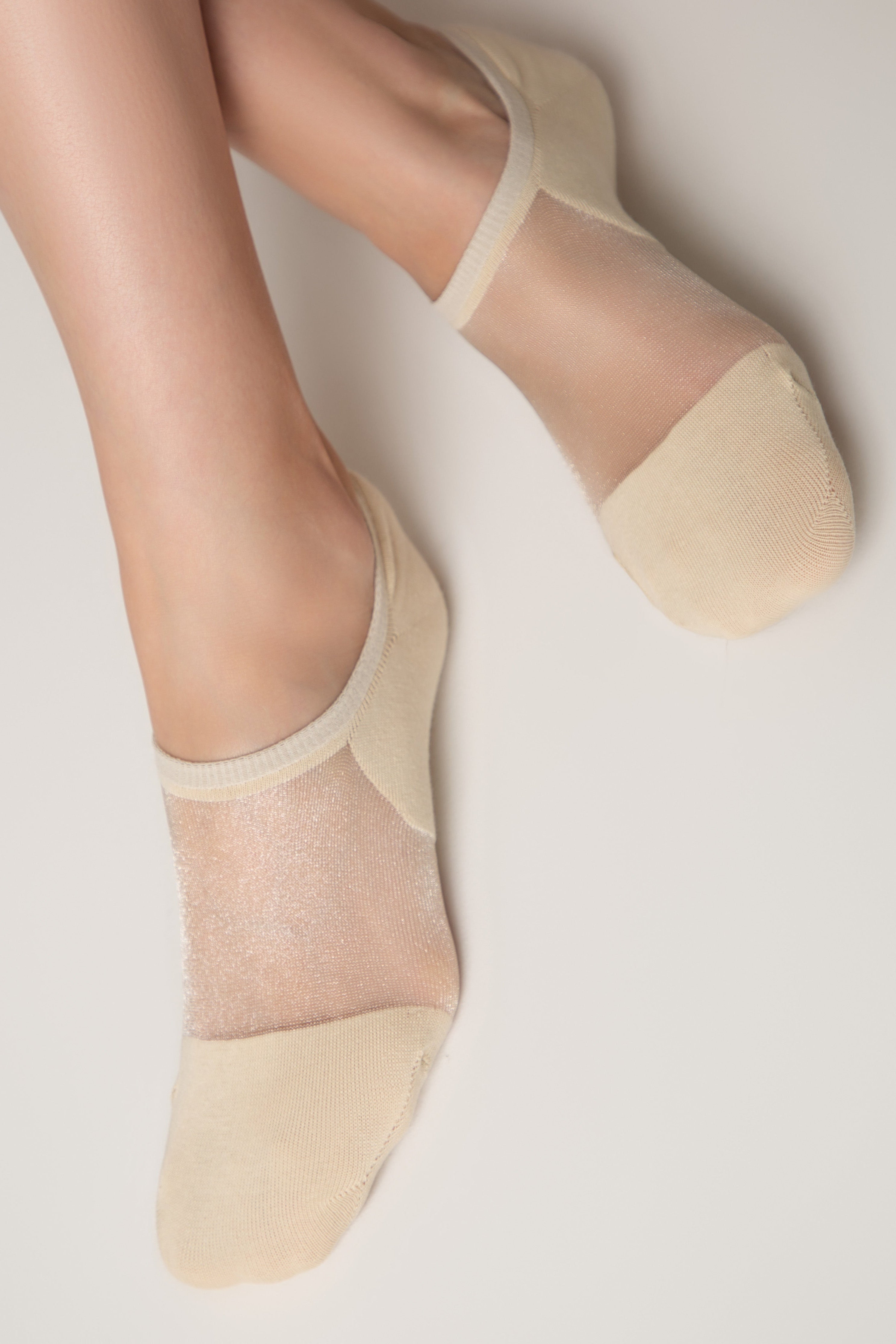 TheRanok.com Cotton Ankle Socks Conte Active - Inserts Of Transparent Mesh — alternative angle