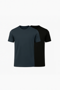 Buki Buki Cinqo Tech Tee 2-Pack - Blue Night/Black — main product shot