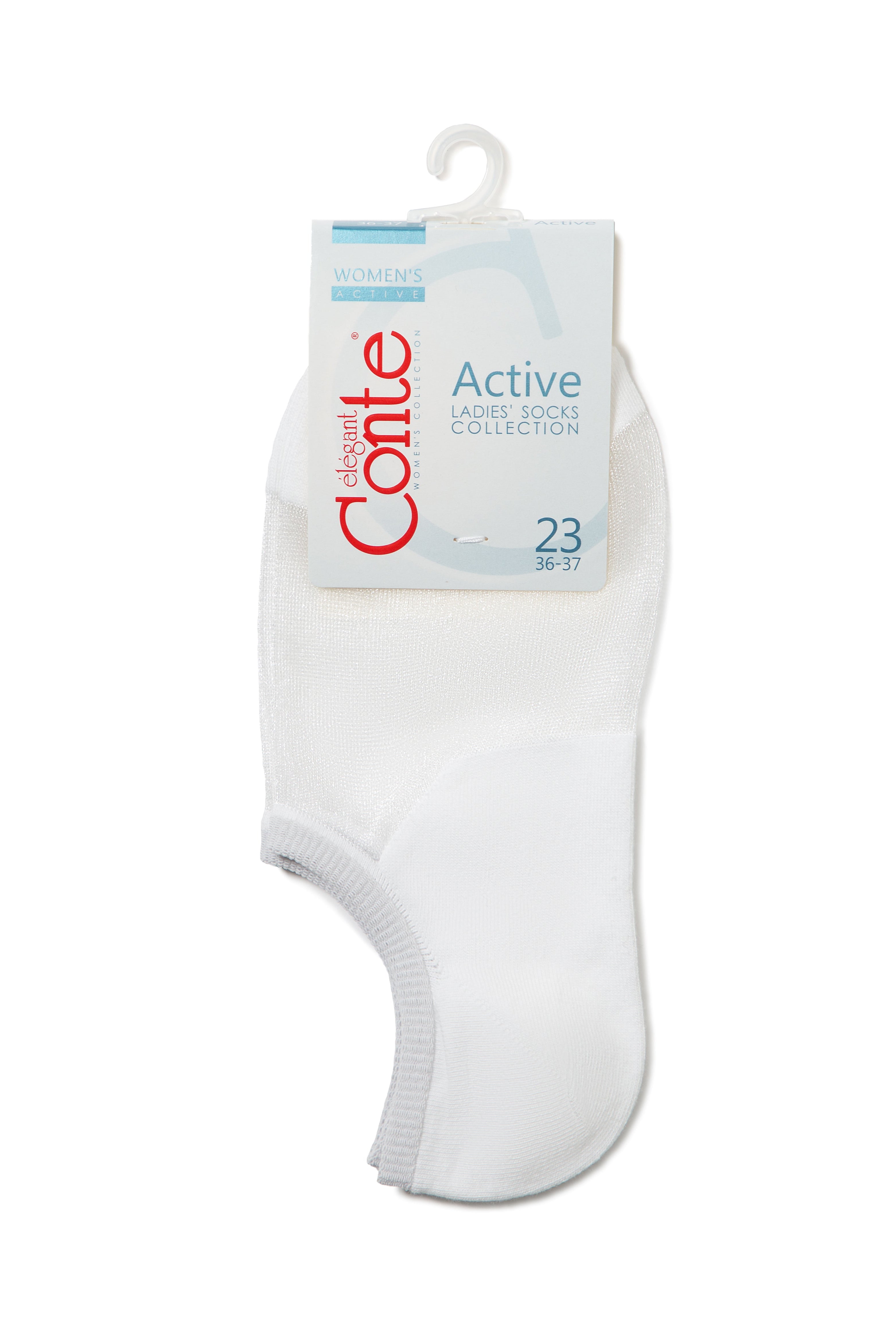 TheRanok.com Cotton Ankle Socks Conte Active - Inserts Of Transparent Mesh — in-use photo