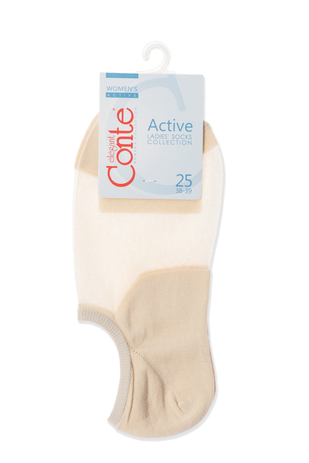 TheRanok.com Cotton Ankle Socks Conte Active - Inserts Of Transparent Mesh — feature highlight