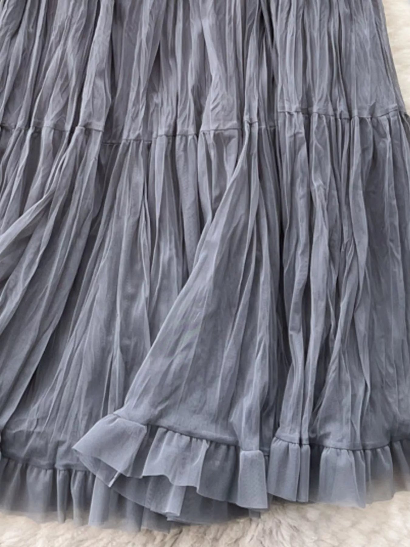 Tiered Tulle Skirt