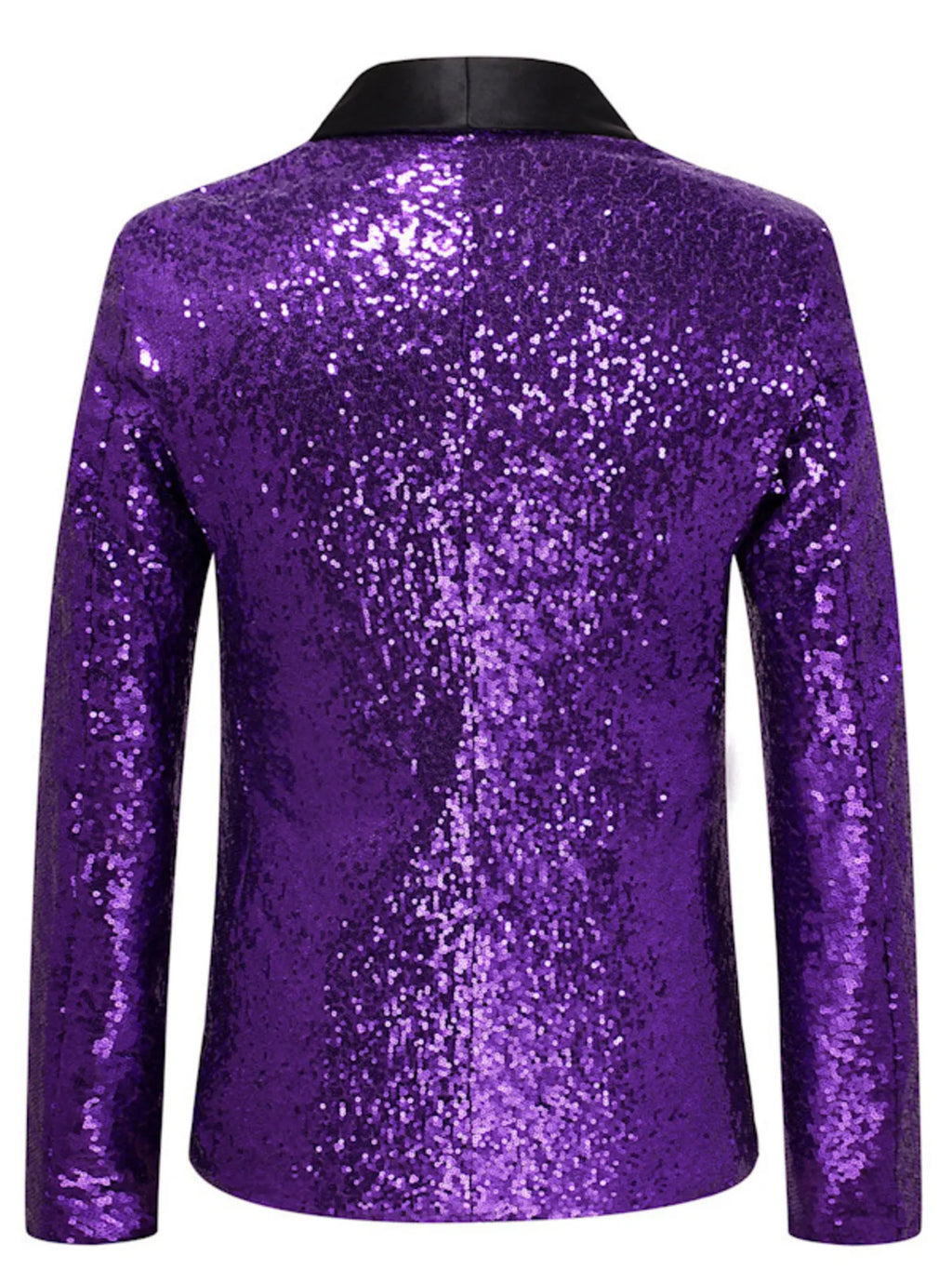 Men's Sequin Long Sleeve Blazer