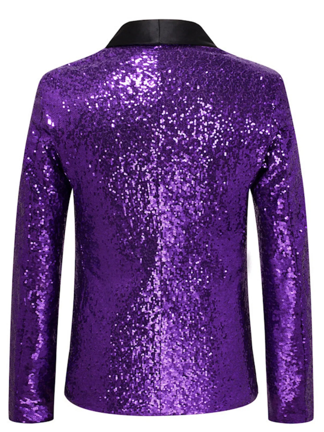 Men's Sequin Long Sleeve Blazer