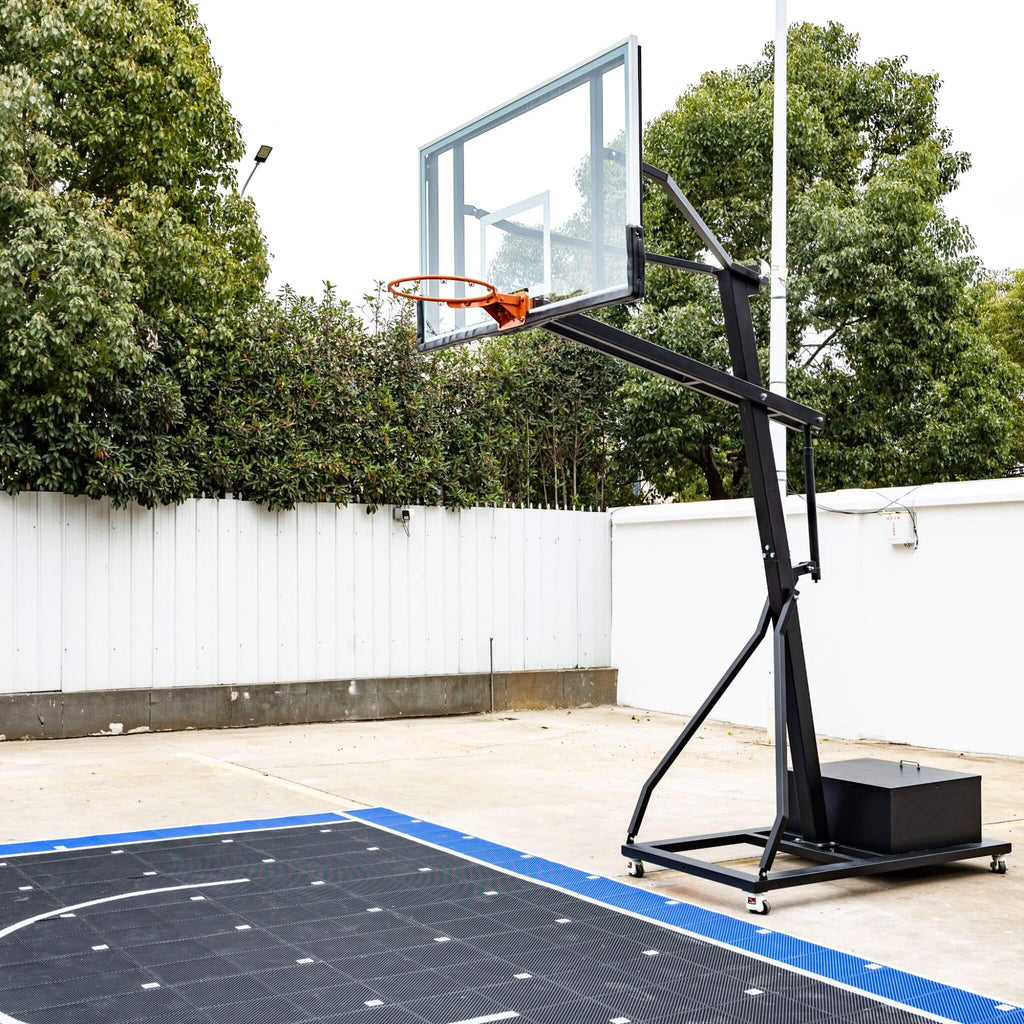 [18X24FT] Heavy-Duty Portable Adjustable Basketball Hoop With Court (SAK72980) – SAKSBY WHOLESALE, view 7
