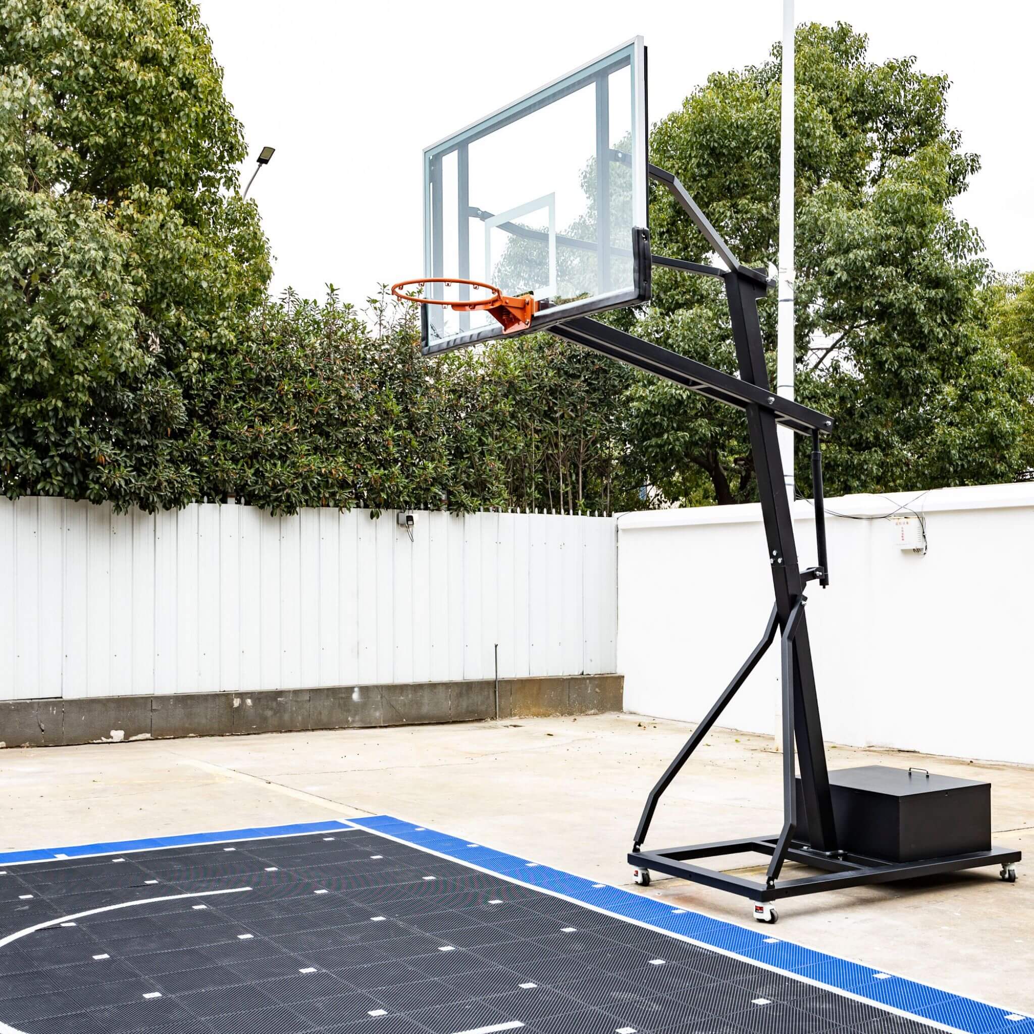 [18X24FT] Heavy-Duty Portable Adjustable Basketball Hoop With Court (SAK72980) – SAKSBY WHOLESALE, view 7
