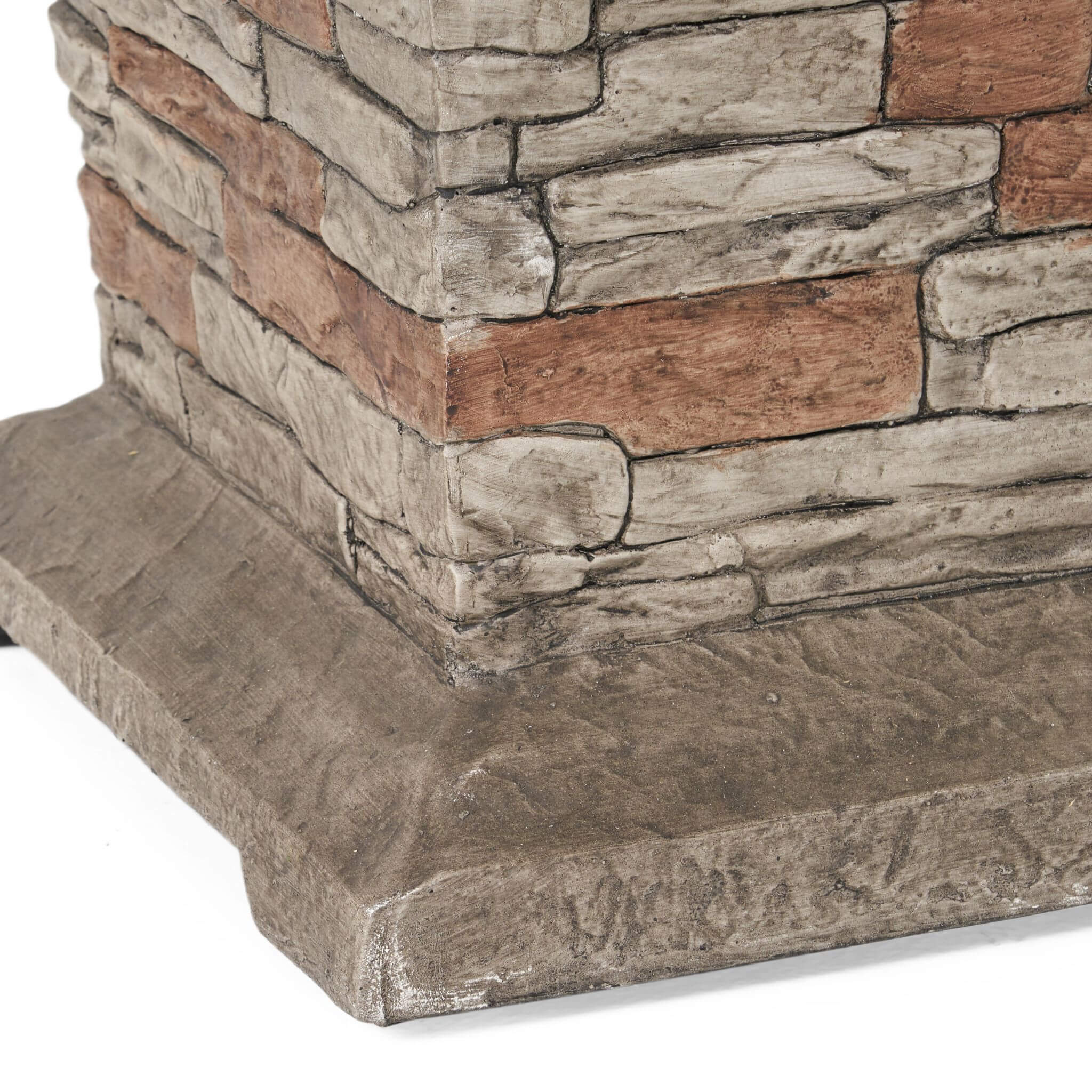 Alora 19-Inch Outdoor 40K BTU Natural Stone Fire Column (SAK36771) – SAKSBY WHOLESALE, view 12