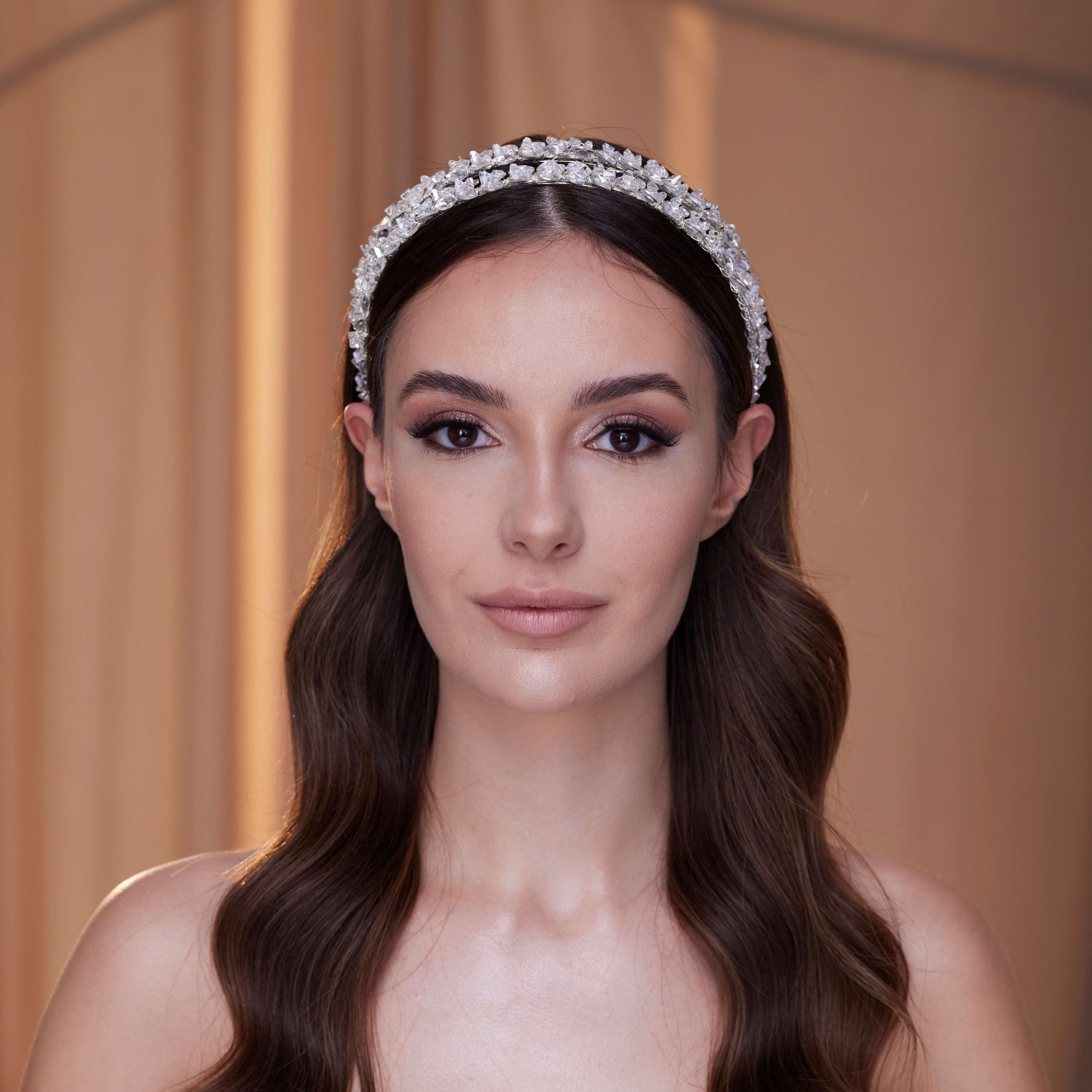 Crystal Beaded Hairband – Bridal Port, view 4