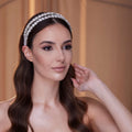 Crystal Beaded Hairband – Bridal Port