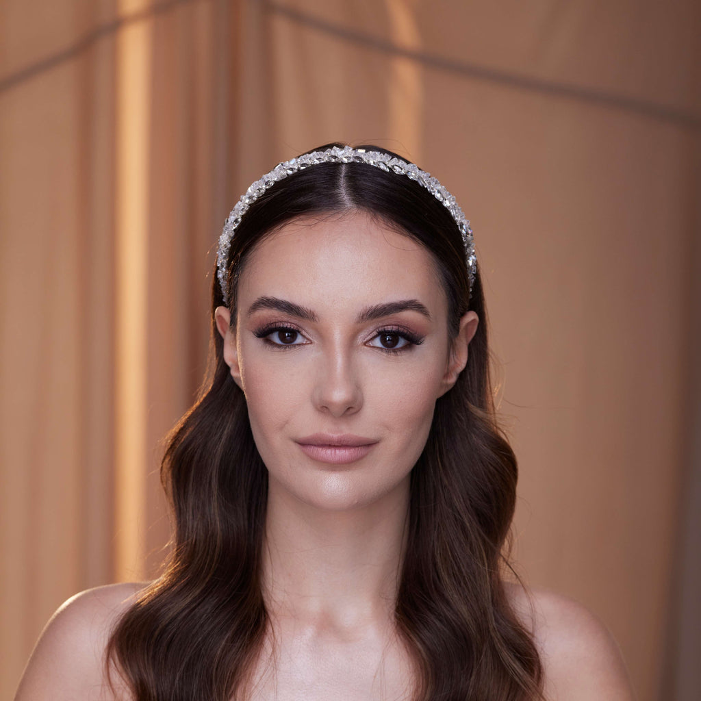 Crystal Rhinestone Hairband – Bridal Port, view 5