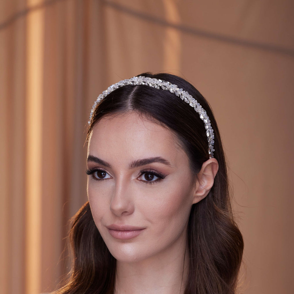 Crystal Rhinestone Hairband – Bridal Port, view 6