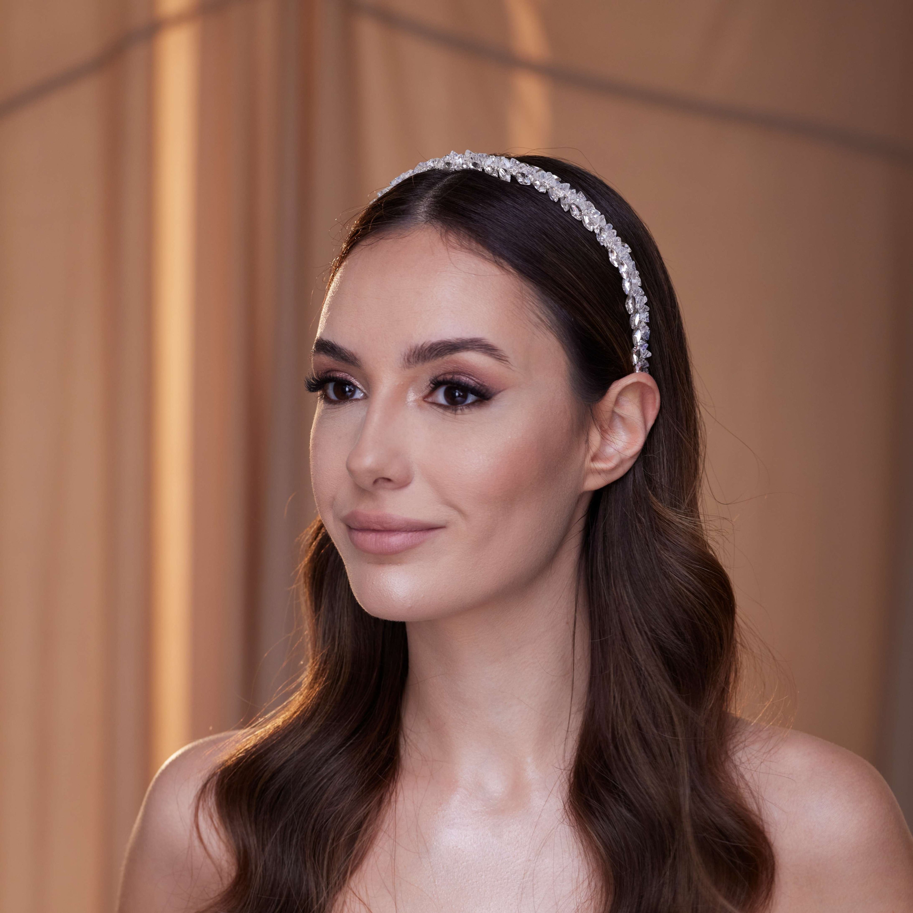 Crystal Rhinestone Hairband – Bridal Port