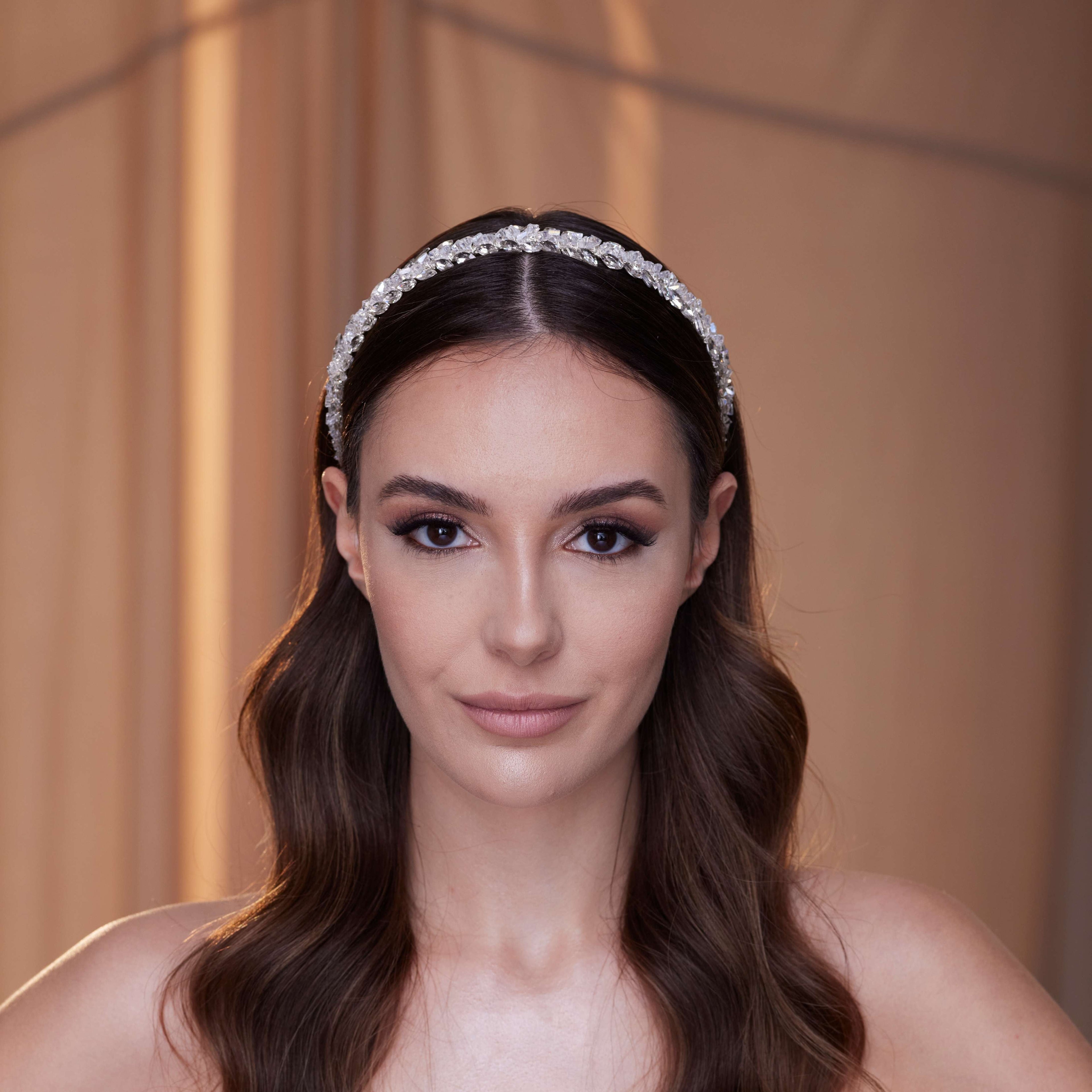 Crystal Rhinestone Hairband – Bridal Port, view 7