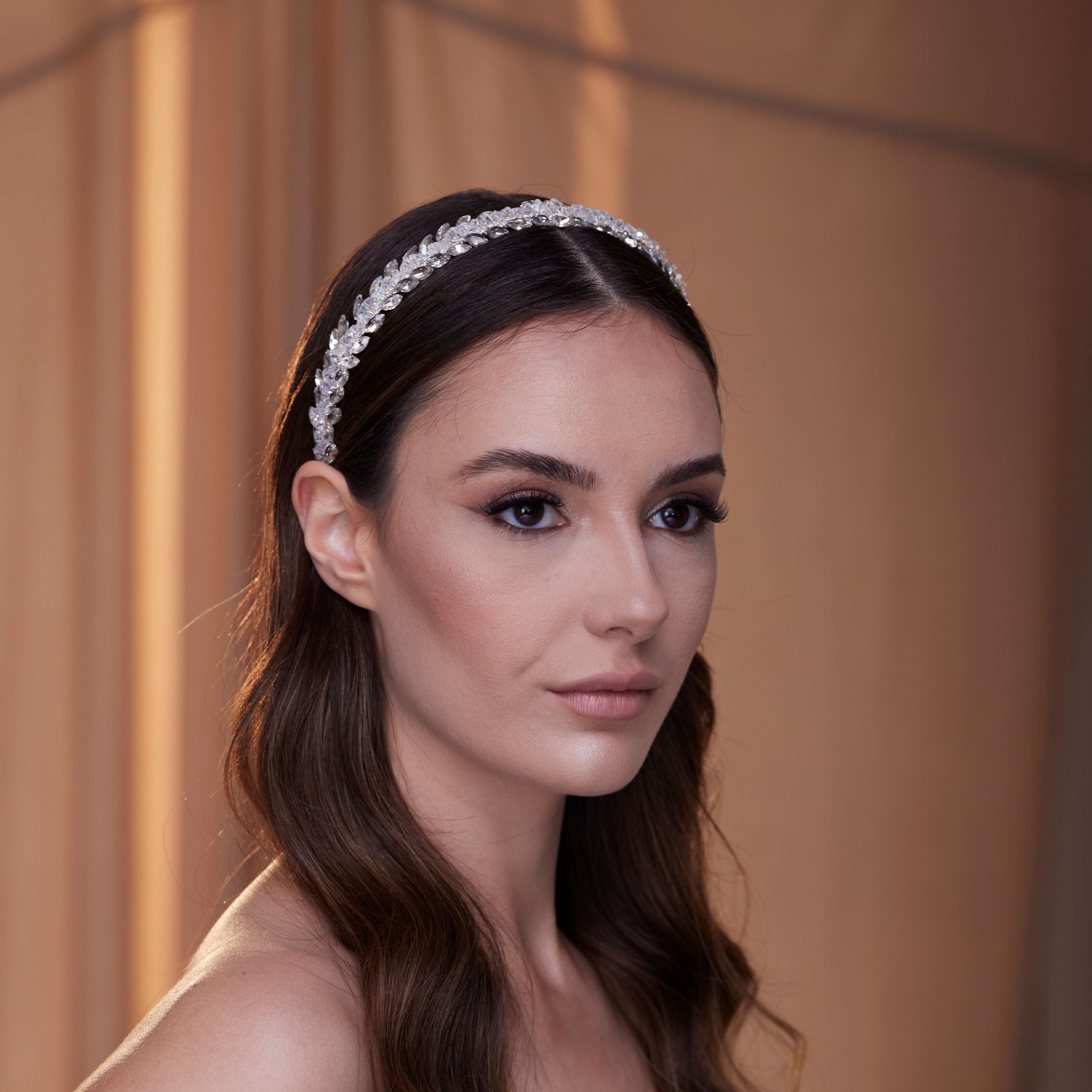 Crystal Rhinestone Hairband – Bridal Port, view 2