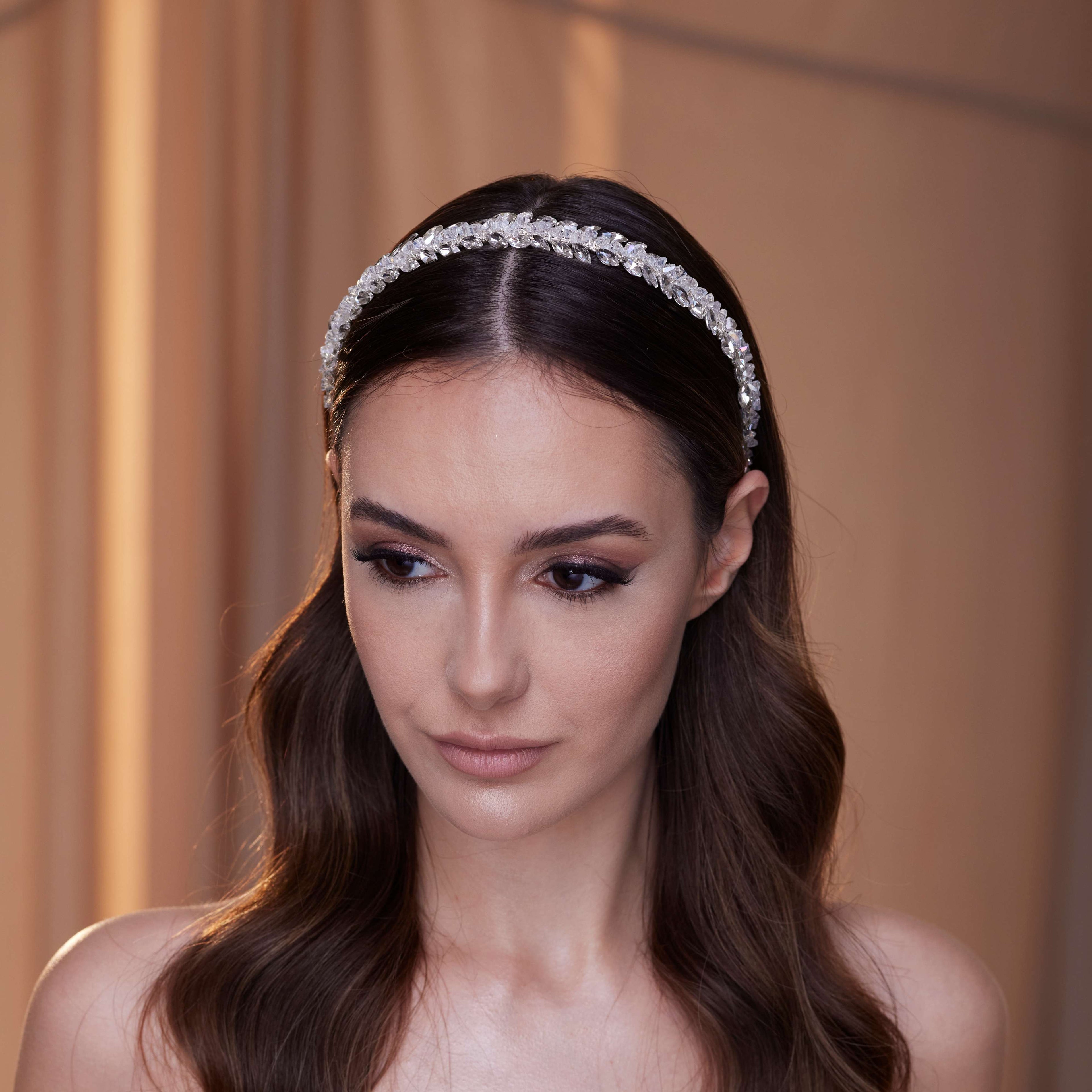 Crystal Rhinestone Hairband – Bridal Port, view 9