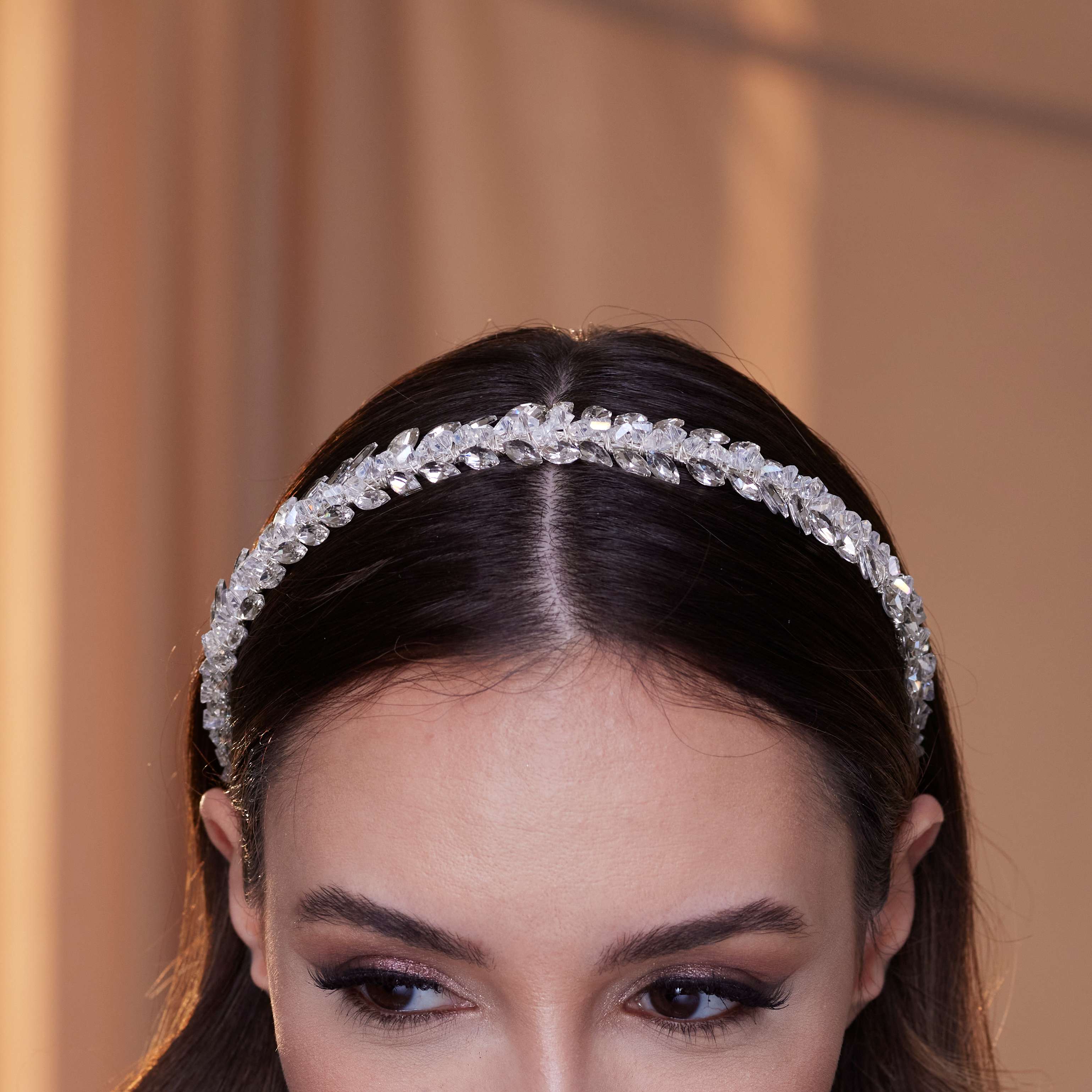 Crystal Rhinestone Hairband – Bridal Port, view 3