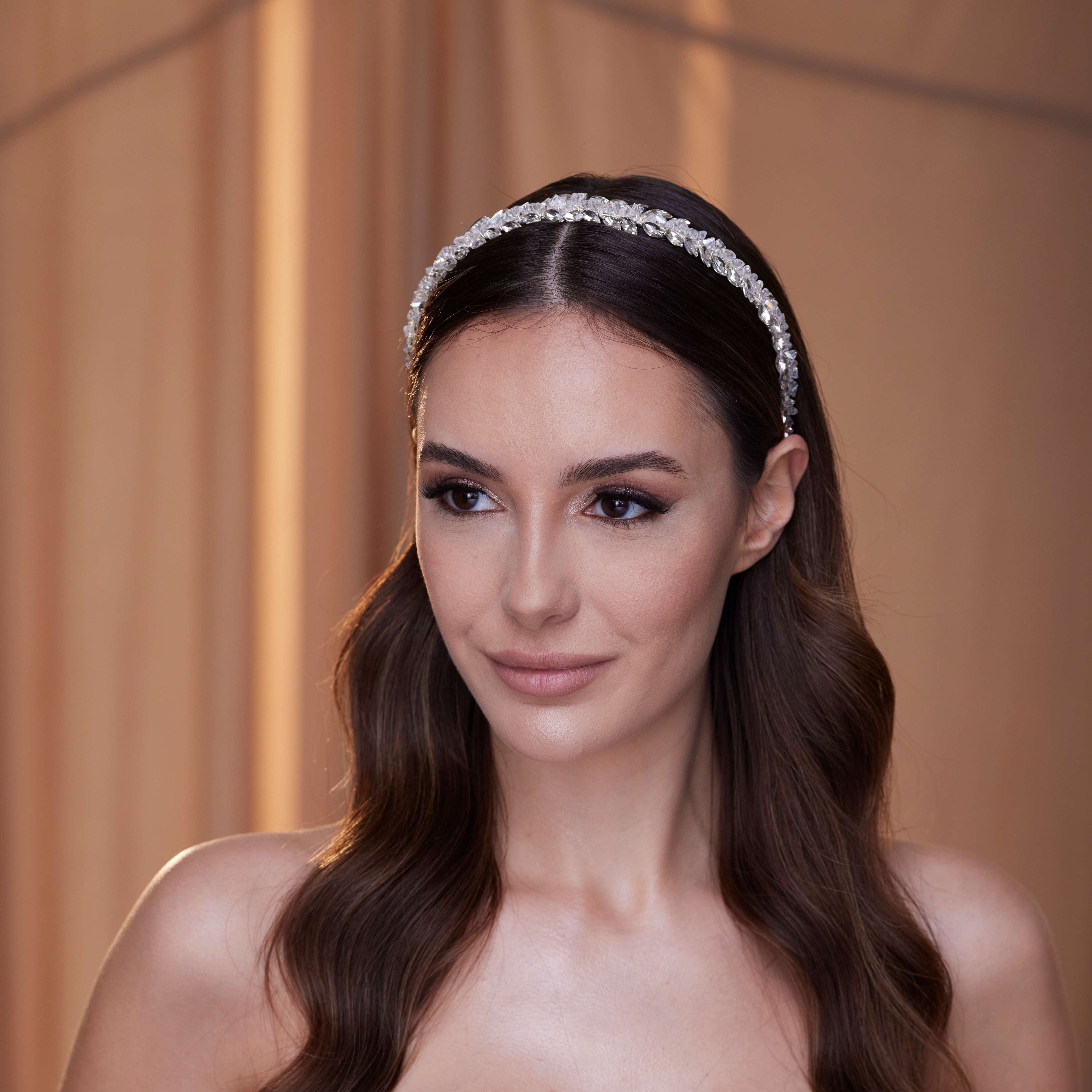 Crystal Rhinestone Hairband – Bridal Port, view 4