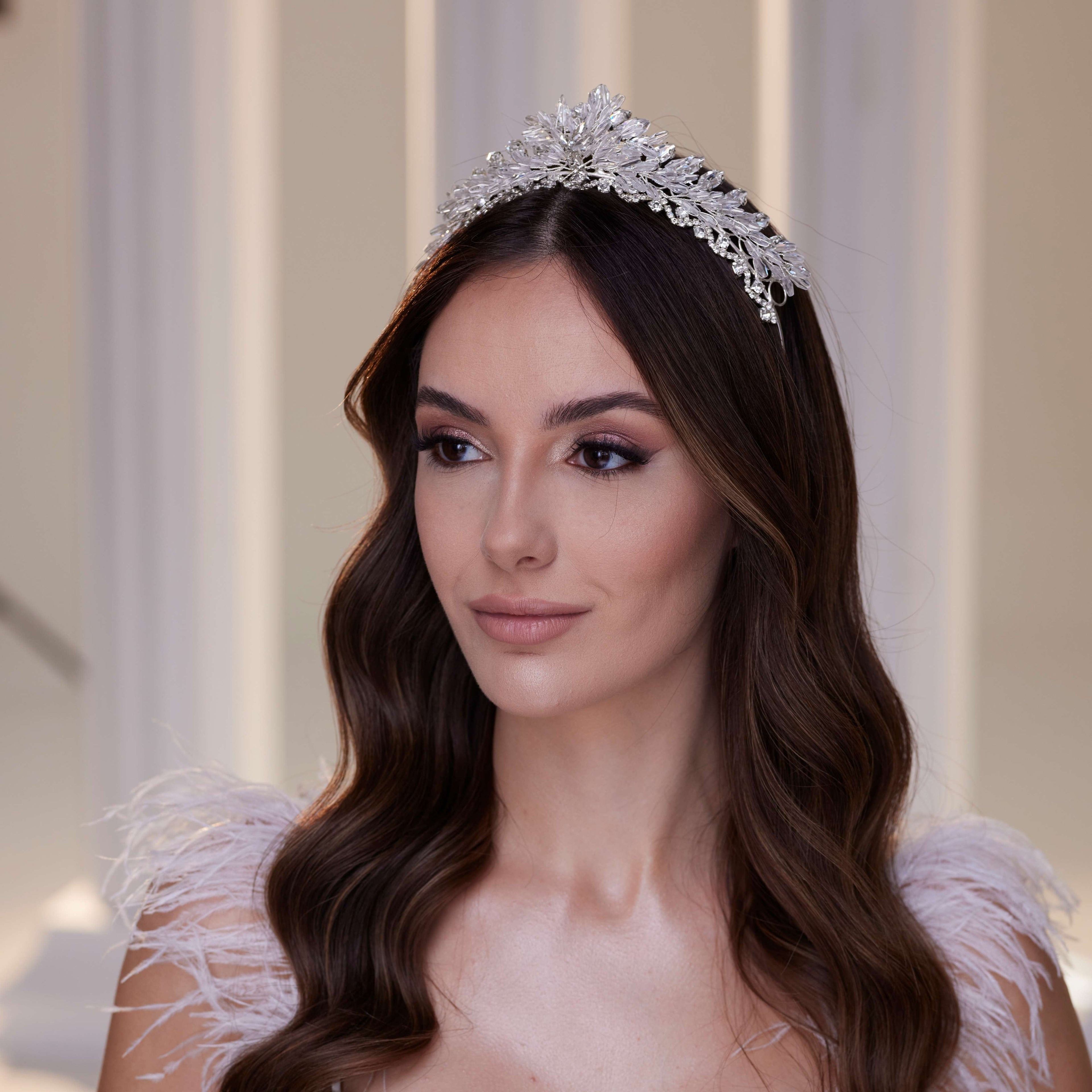 Crystal Stone Tiara – Bridal Port