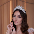 Crystal and Pearl Tiara – Bridal Port
