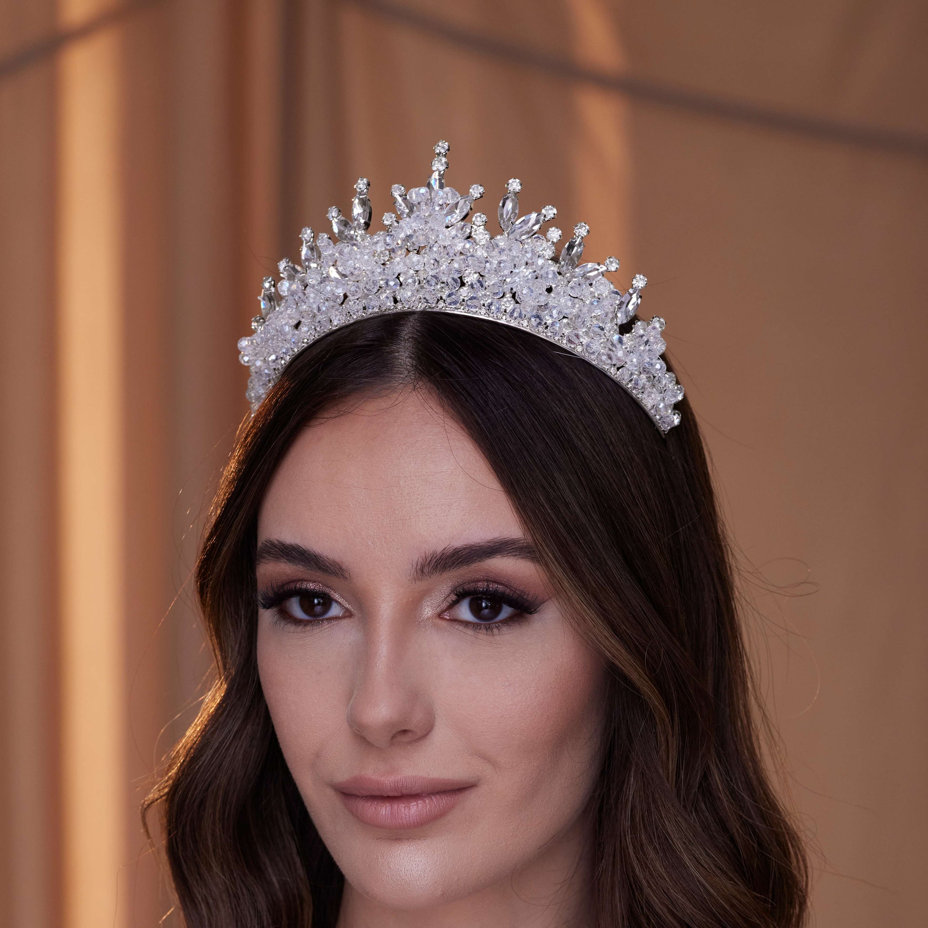Crystal Wedding Tiara – Bridal Port, view 2