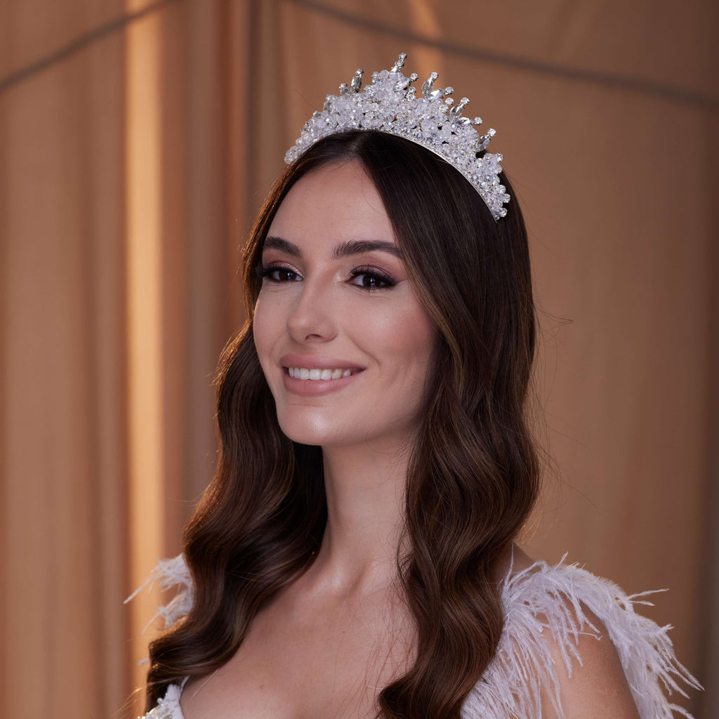 Crystal Wedding Tiara – Bridal Port, view 3