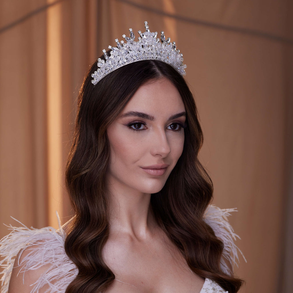 Crystal Wedding Tiara – Bridal Port, view 4