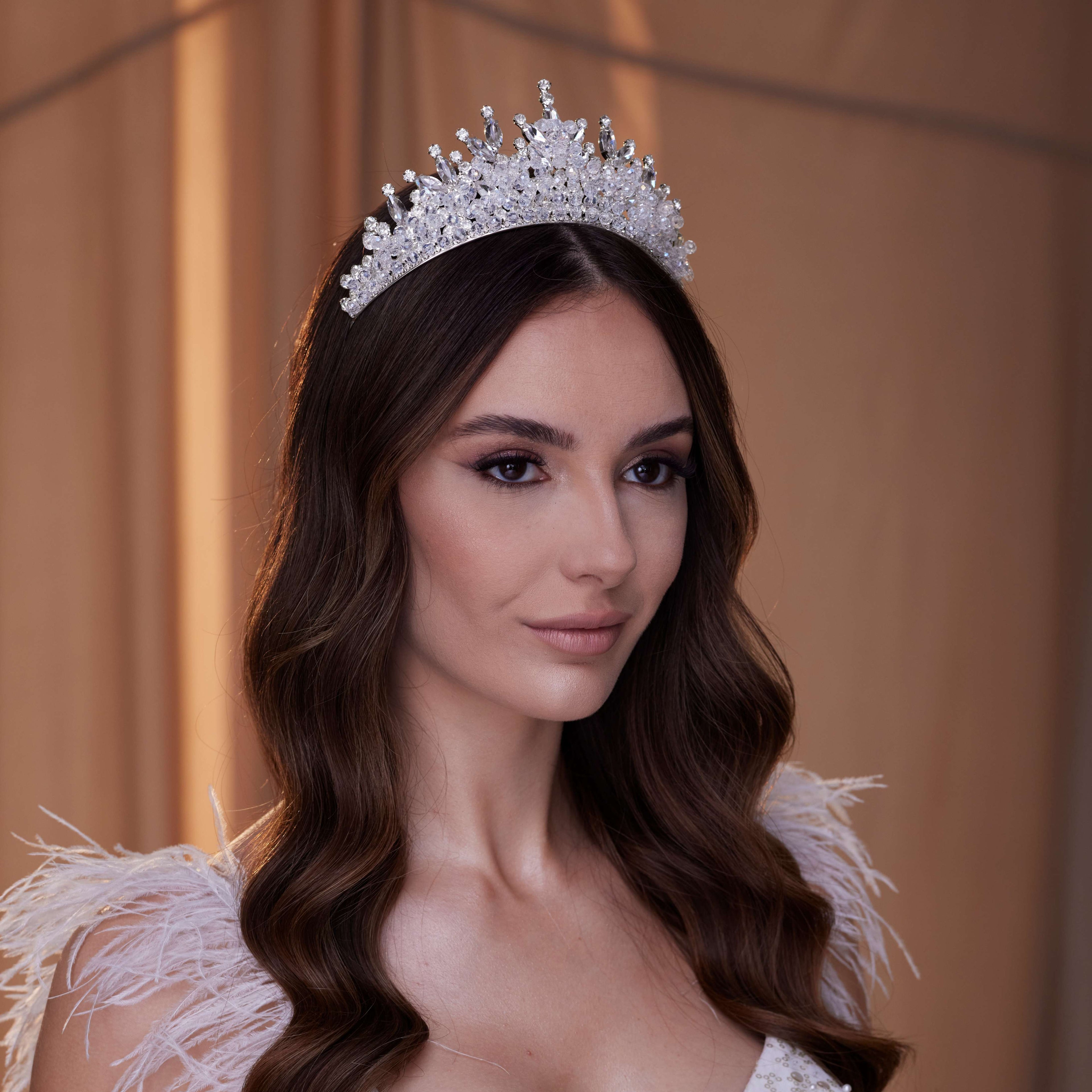 Crystal Wedding Tiara – Bridal Port, view 4