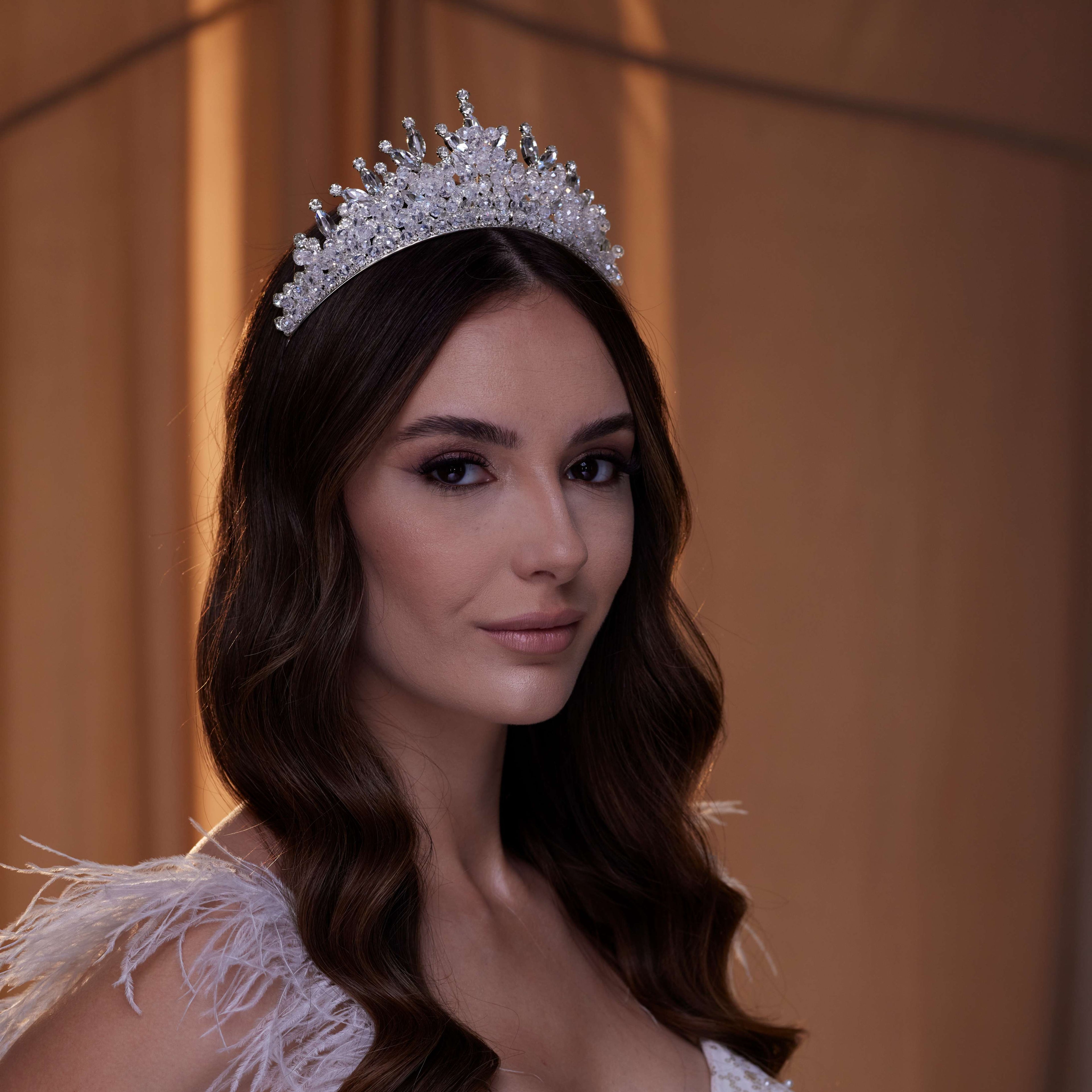 Crystal Wedding Tiara – Bridal Port, view 5