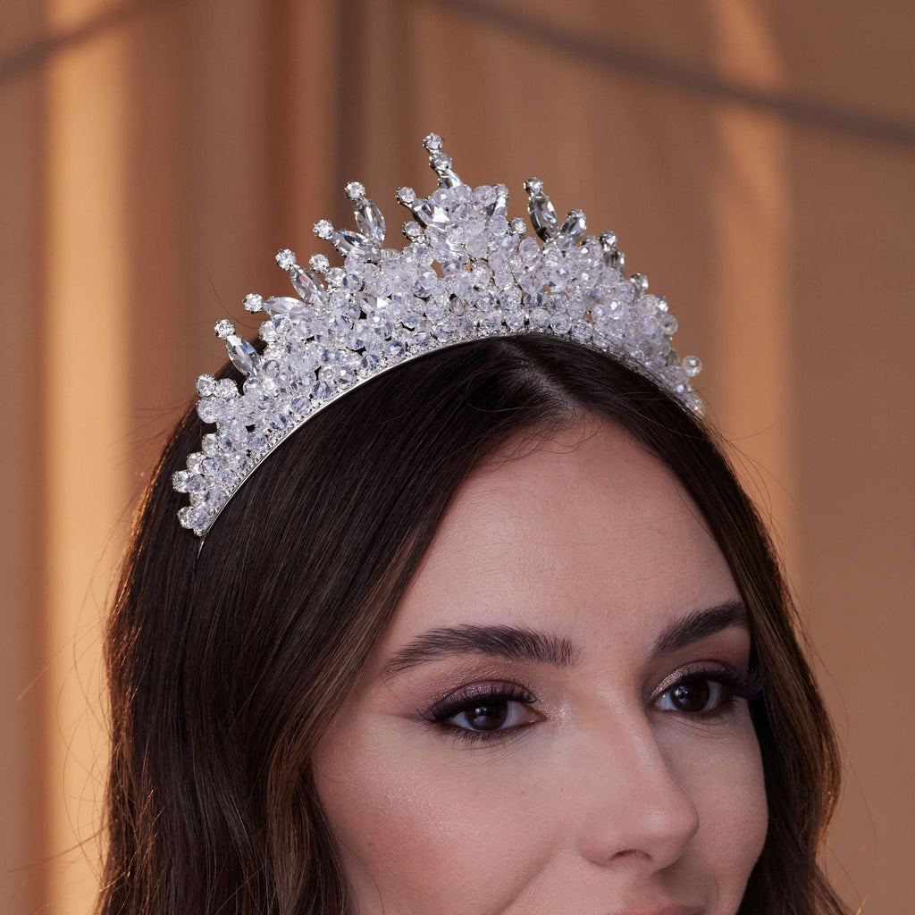 Crystal Wedding Tiara – Bridal Port, view 6