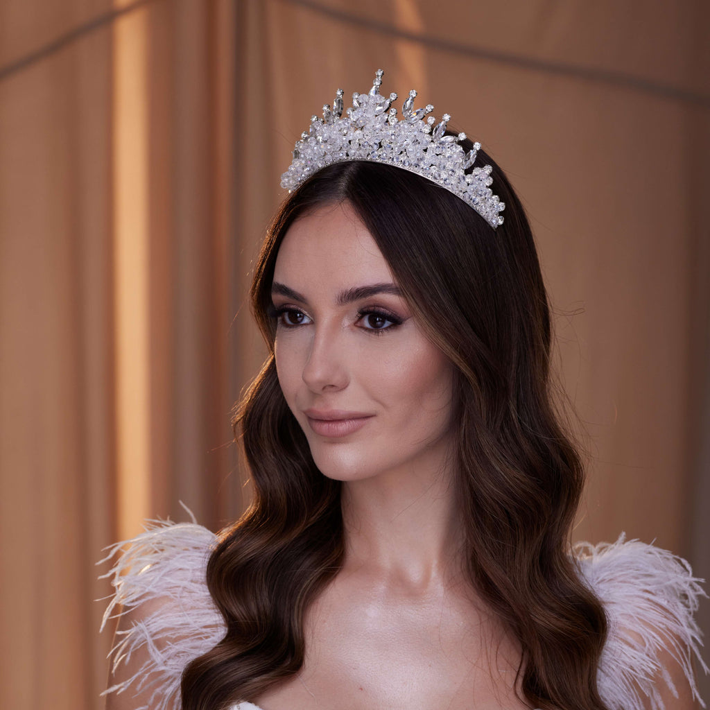 Crystal Wedding Tiara – Bridal Port, view 7