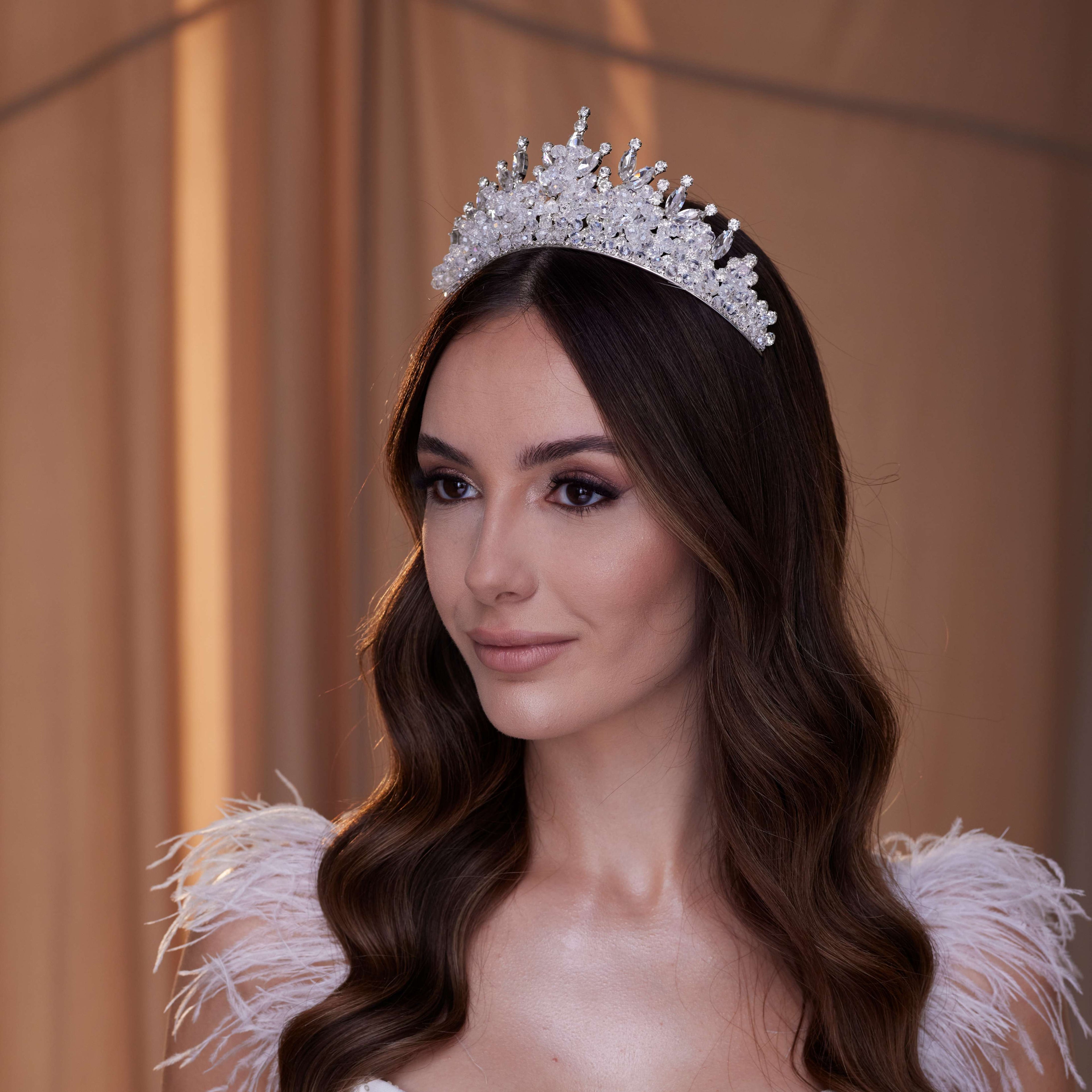 Crystal Wedding Tiara – Bridal Port, view 7