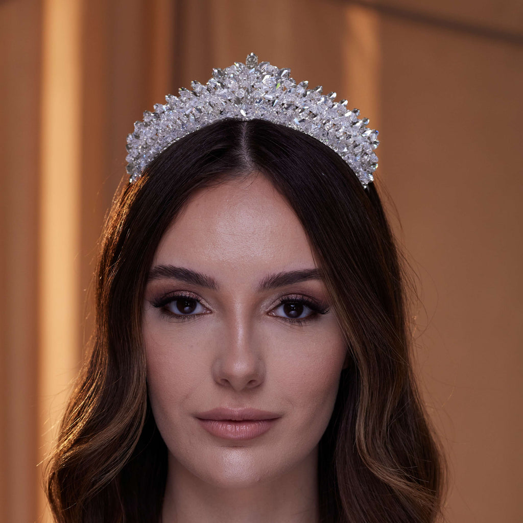 Crystal Rhinestone Wedding Tiara – Bridal Port