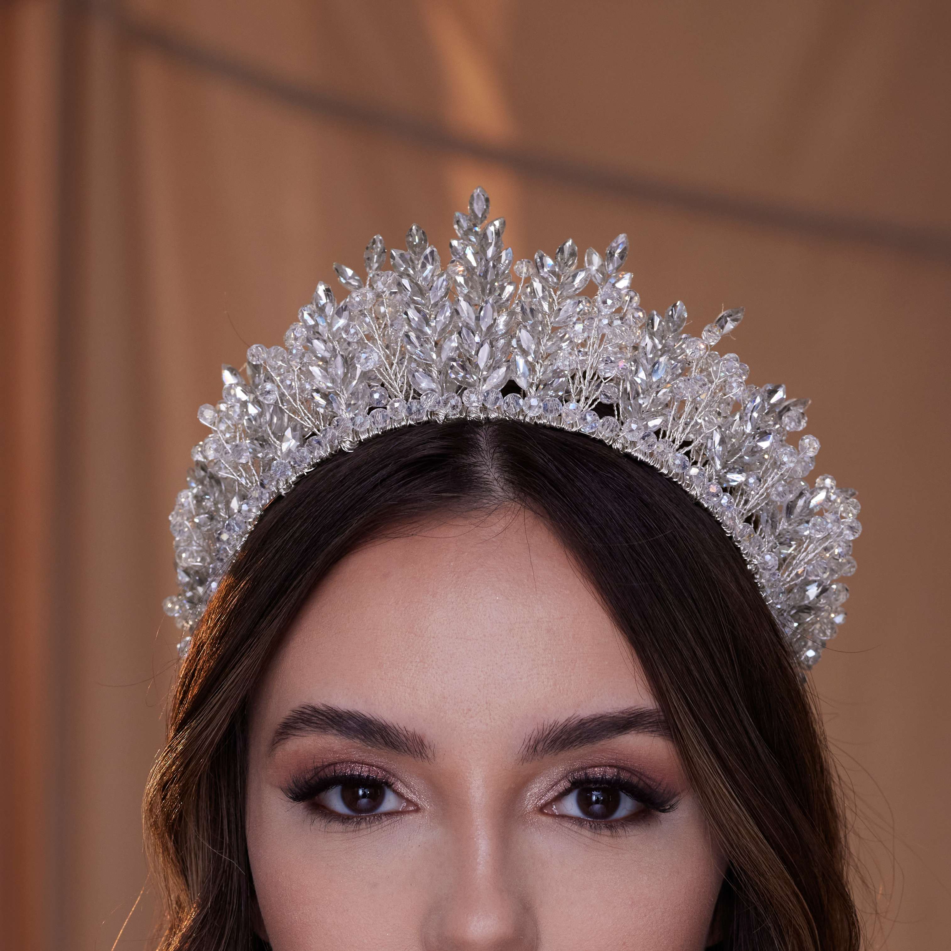 Crystal Rhinestone Bridal Tiara – Bridal Port, view 2