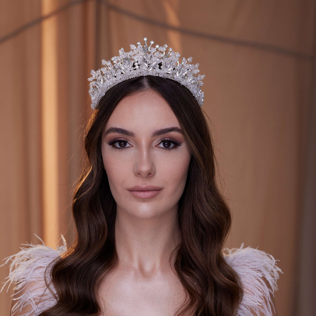 Crystal Rhinestone Bridal Tiara – Bridal Port