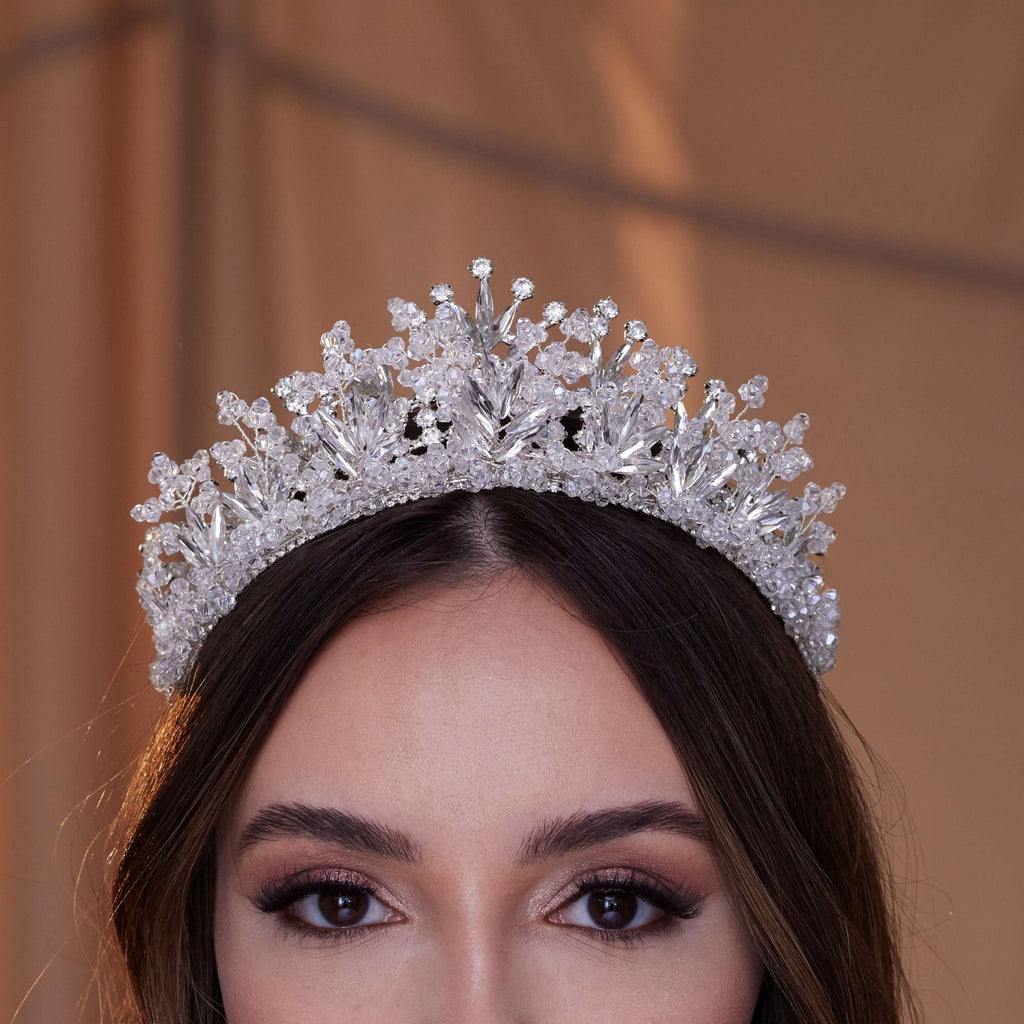 Crystal Rhinestone Bridal Tiara – Bridal Port, view 8