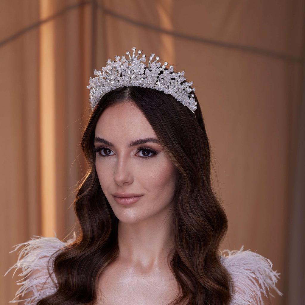 Crystal Rhinestone Bridal Tiara – Bridal Port, view 9