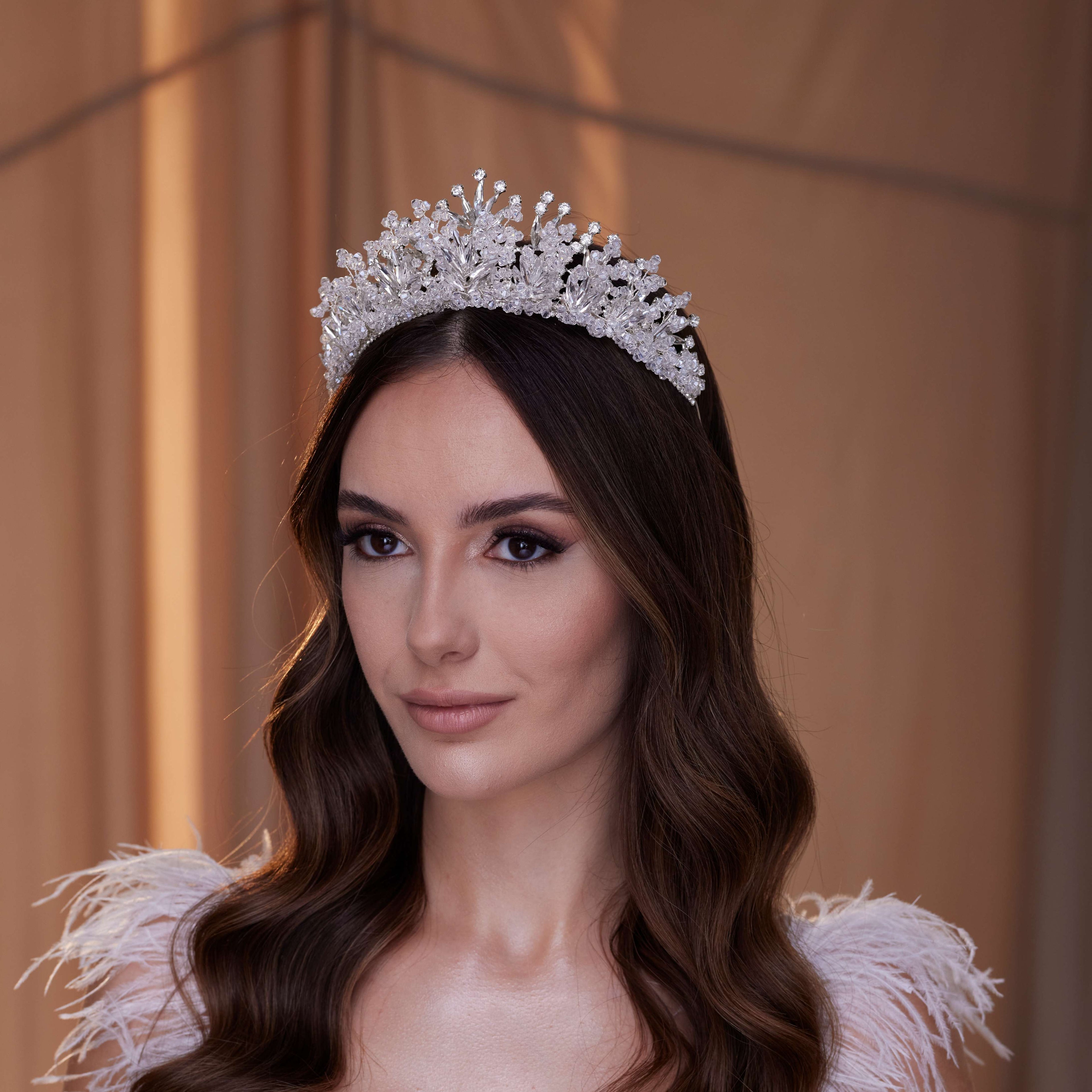 Crystal Rhinestone Bridal Tiara – Bridal Port, view 9