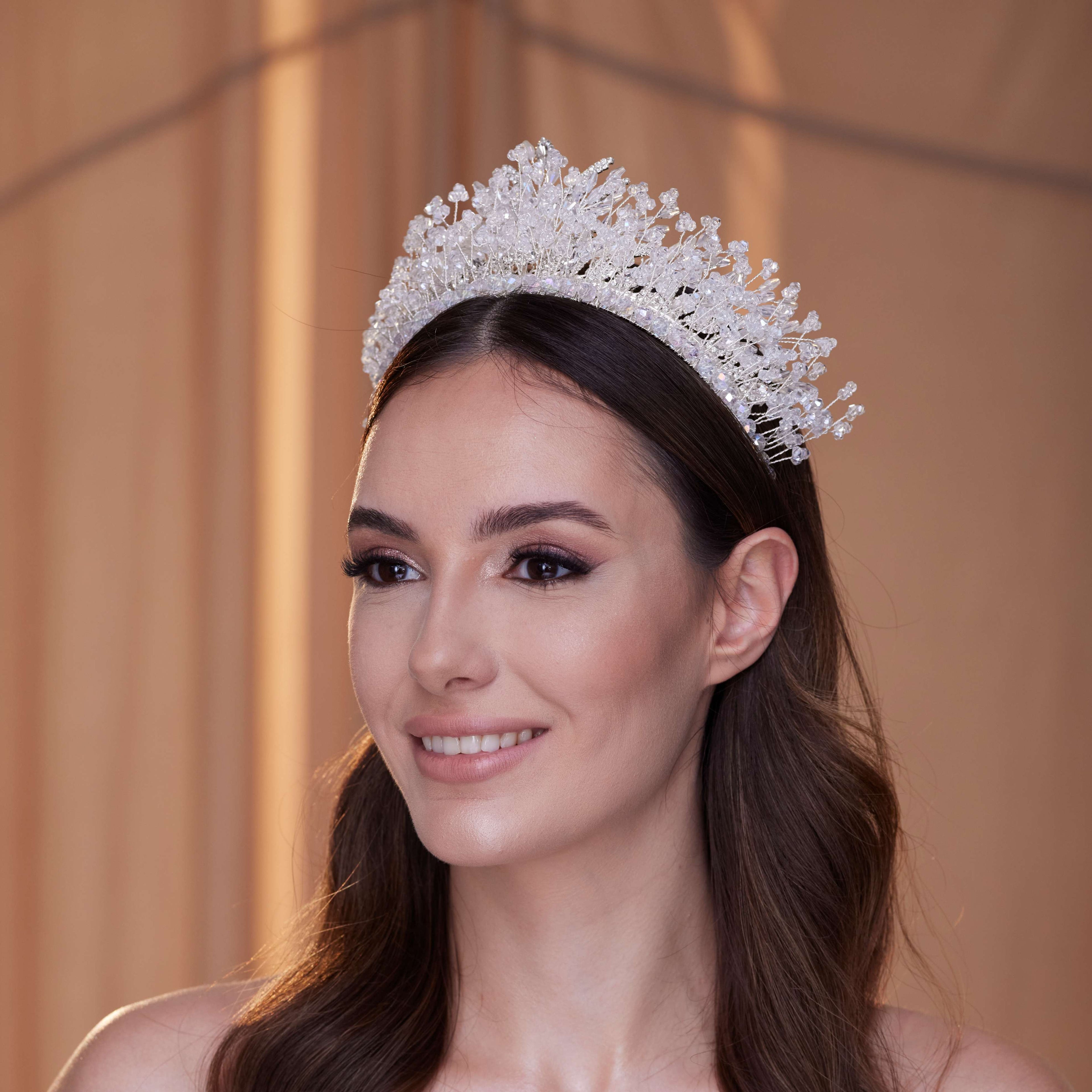 Crystal Bridal Tiara – Bridal Port, view 2