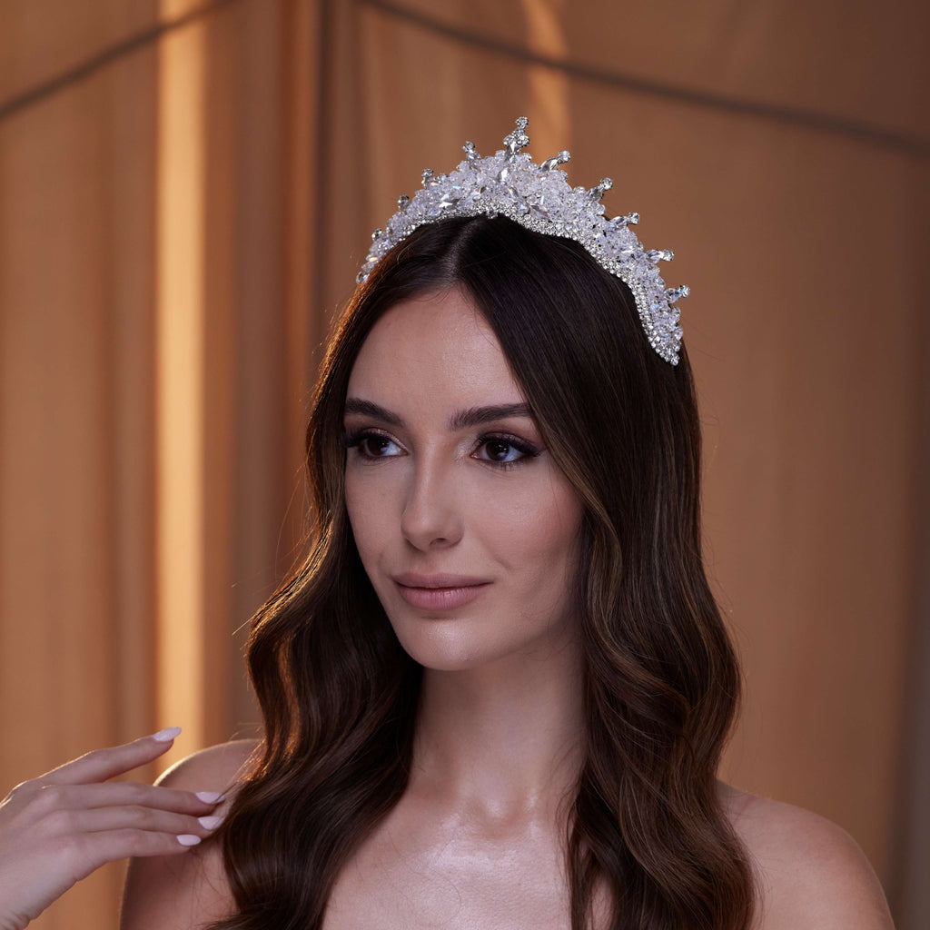 Crystal Wedding Tiara – Bridal Port, view 2