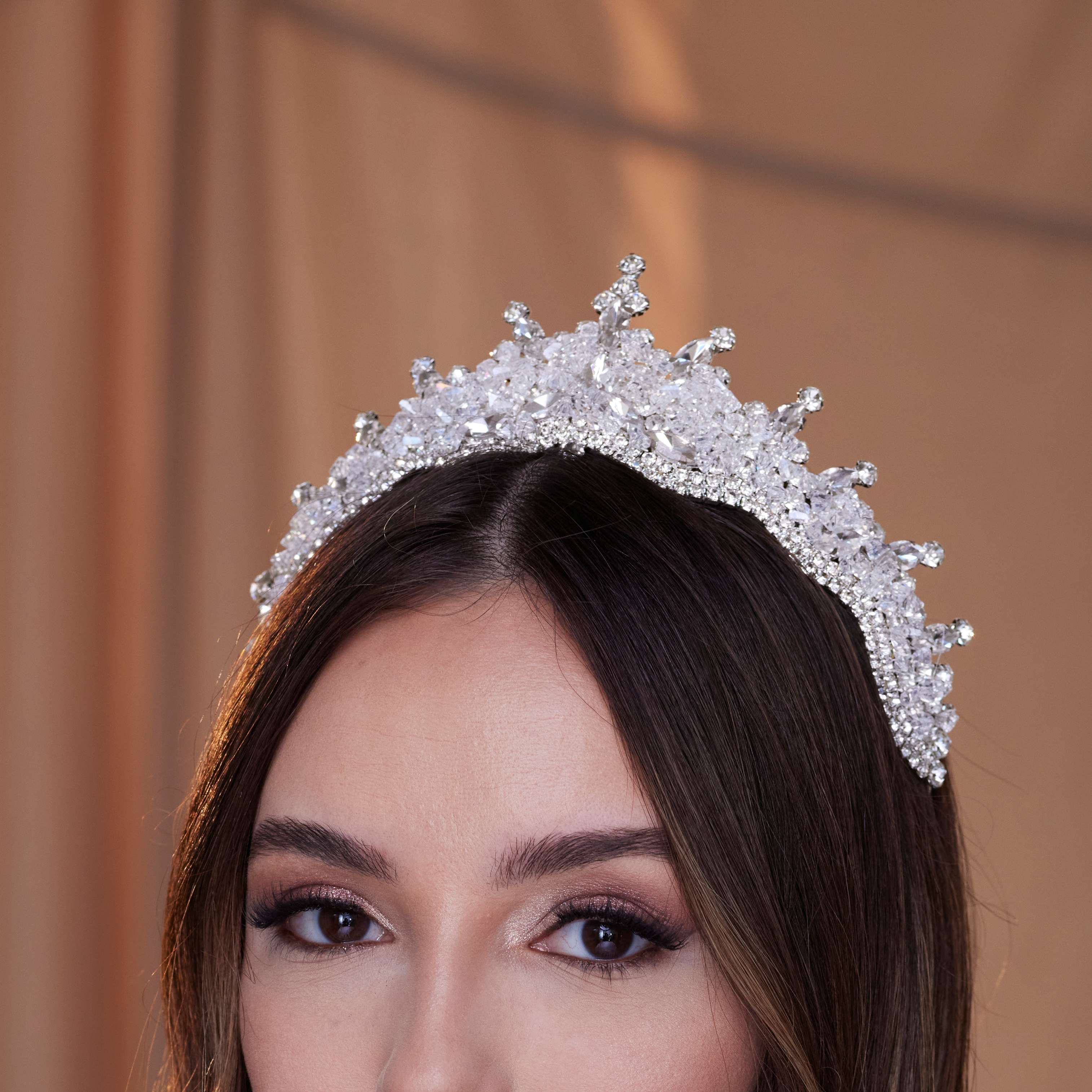 Crystal Wedding Tiara – Bridal Port, view 3