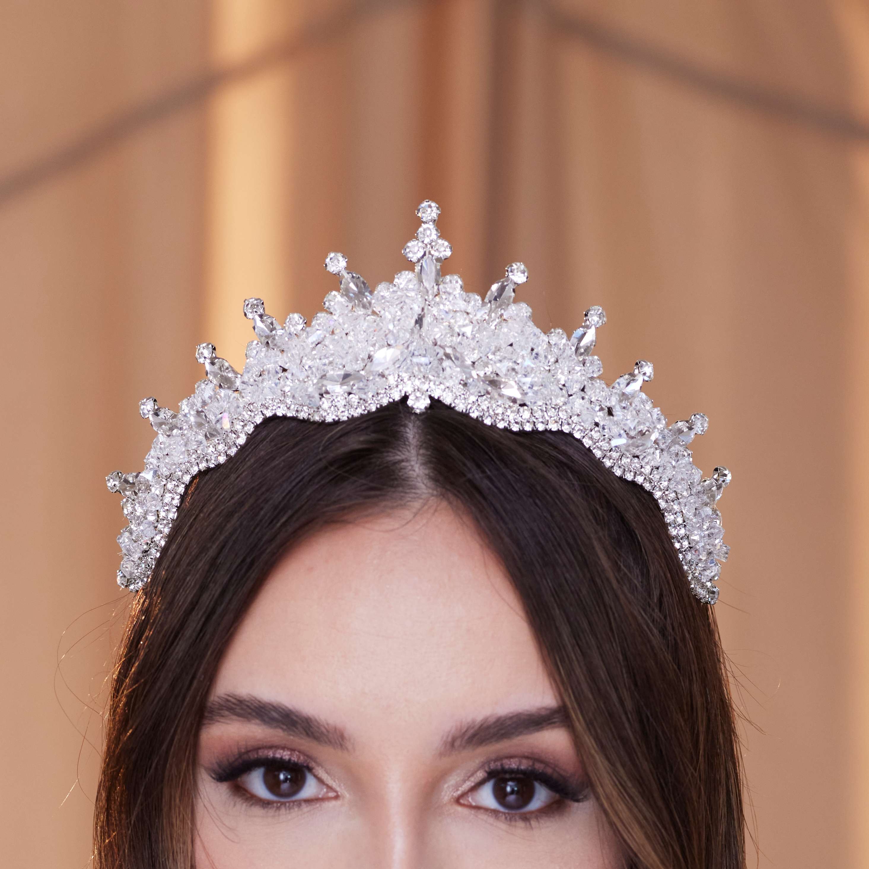 Crystal Wedding Tiara – Bridal Port, view 4