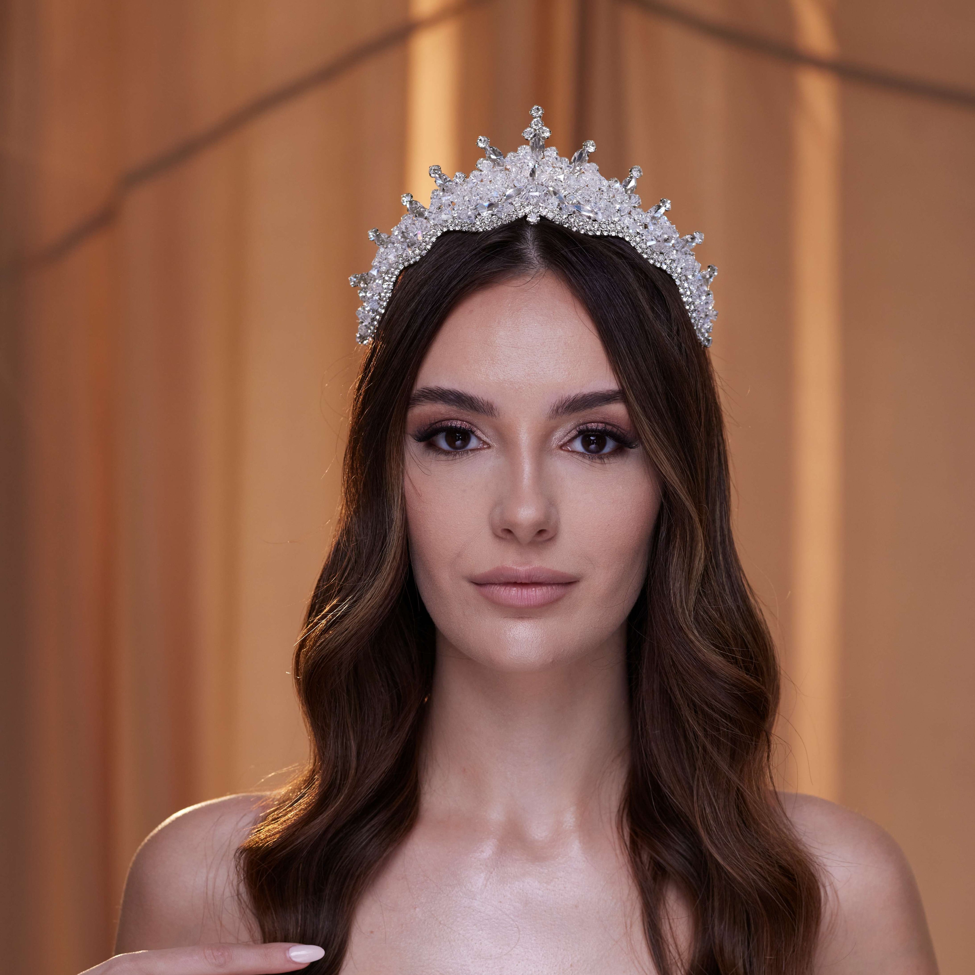 Crystal Wedding Tiara – Bridal Port, view 5