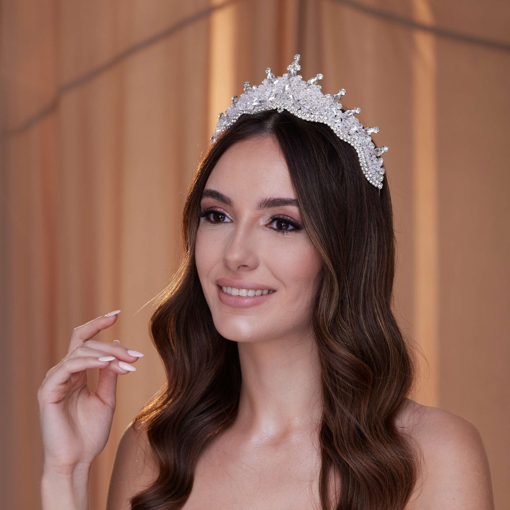 Crystal Wedding Tiara – Bridal Port, view 7