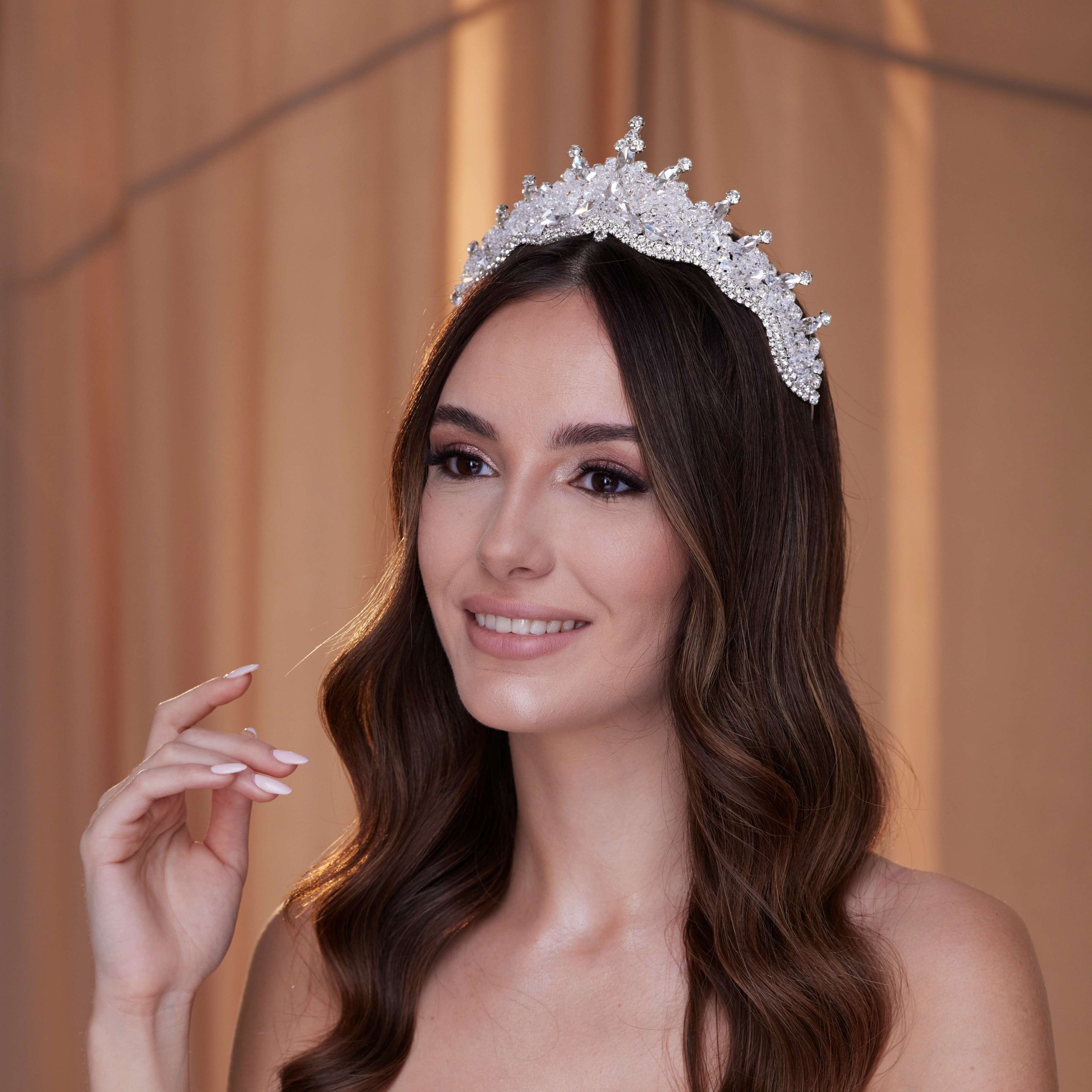Crystal Wedding Tiara – Bridal Port, view 7