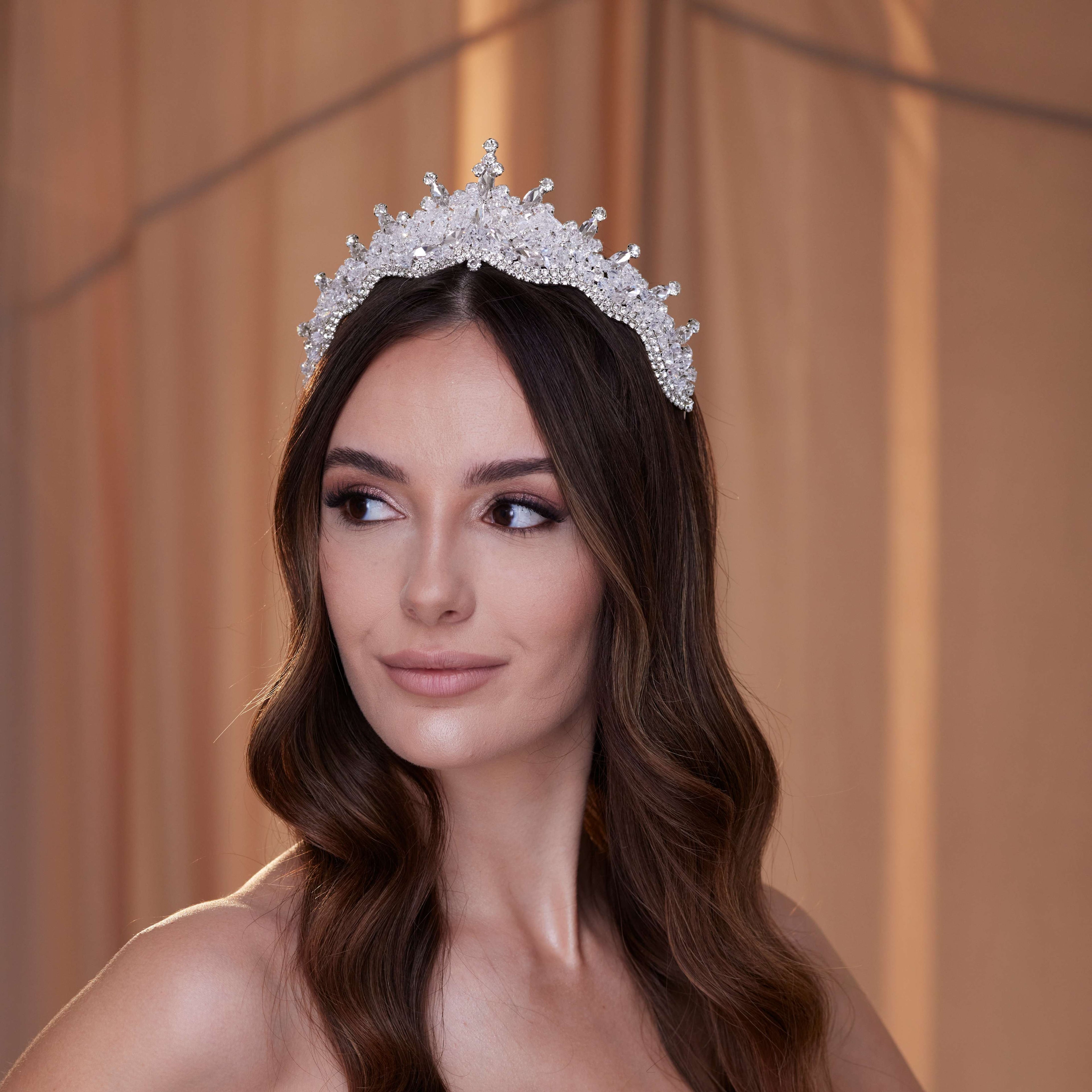 Crystal Wedding Tiara – Bridal Port, view 9