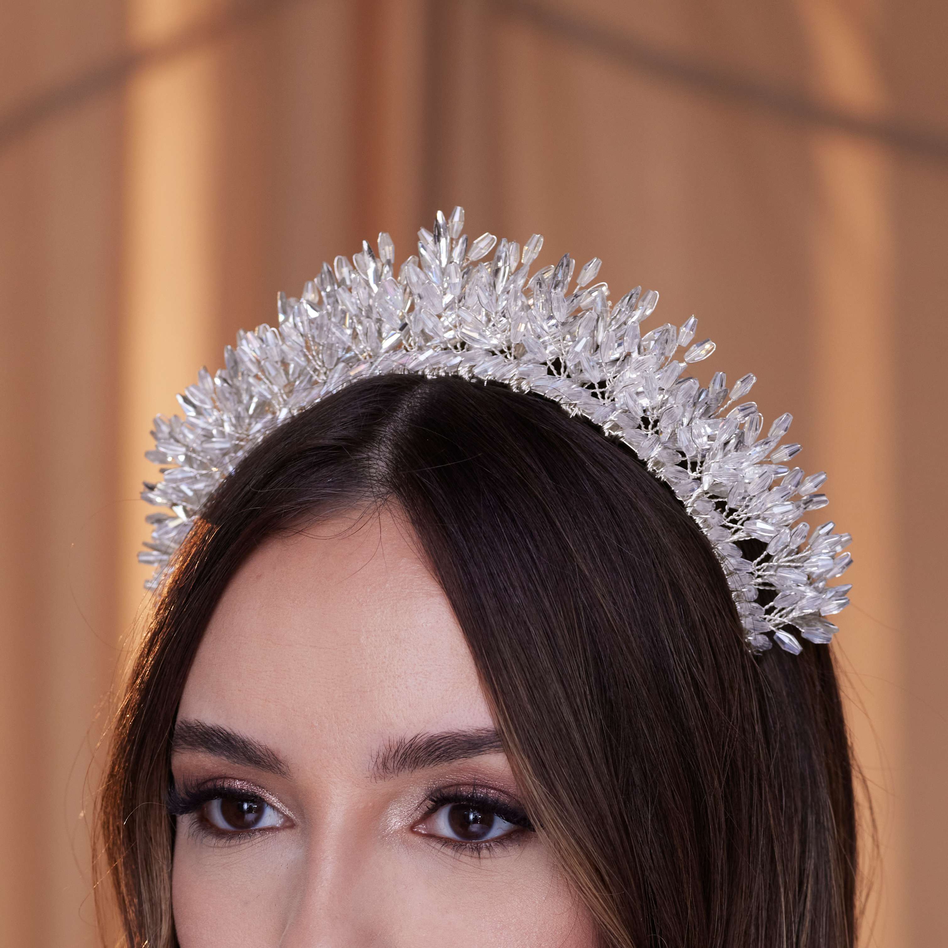 Elegant Bridal Crystal Tiara – Bridal Port, view 4