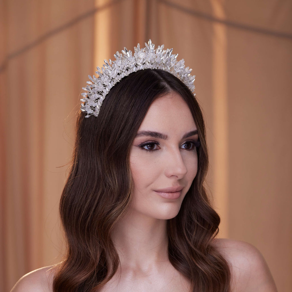 Elegant Bridal Crystal Tiara – Bridal Port, view 5