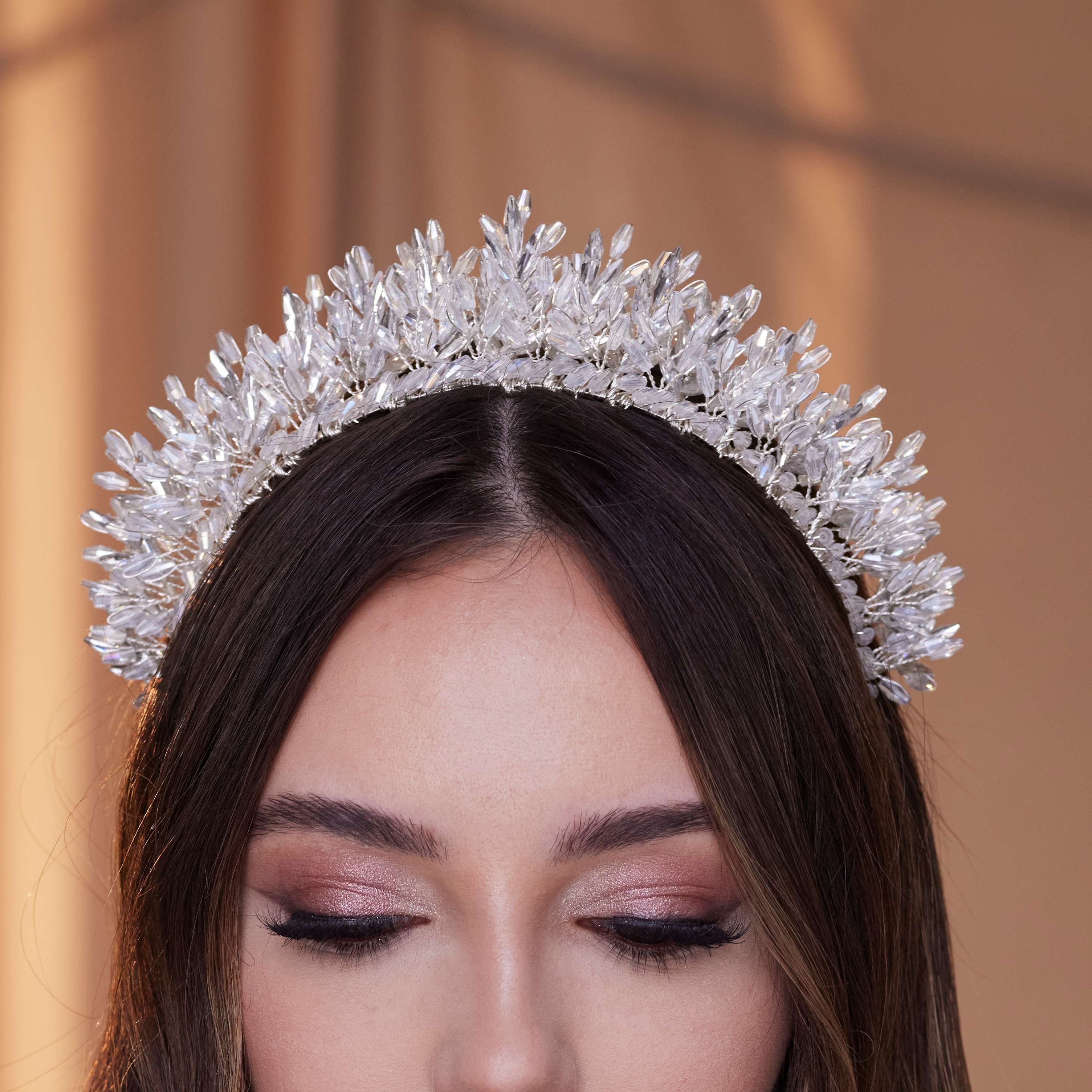 Elegant Bridal Crystal Tiara – Bridal Port, view 6