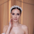 Elegant Bridal Hairband with Pearl – Bridal Port